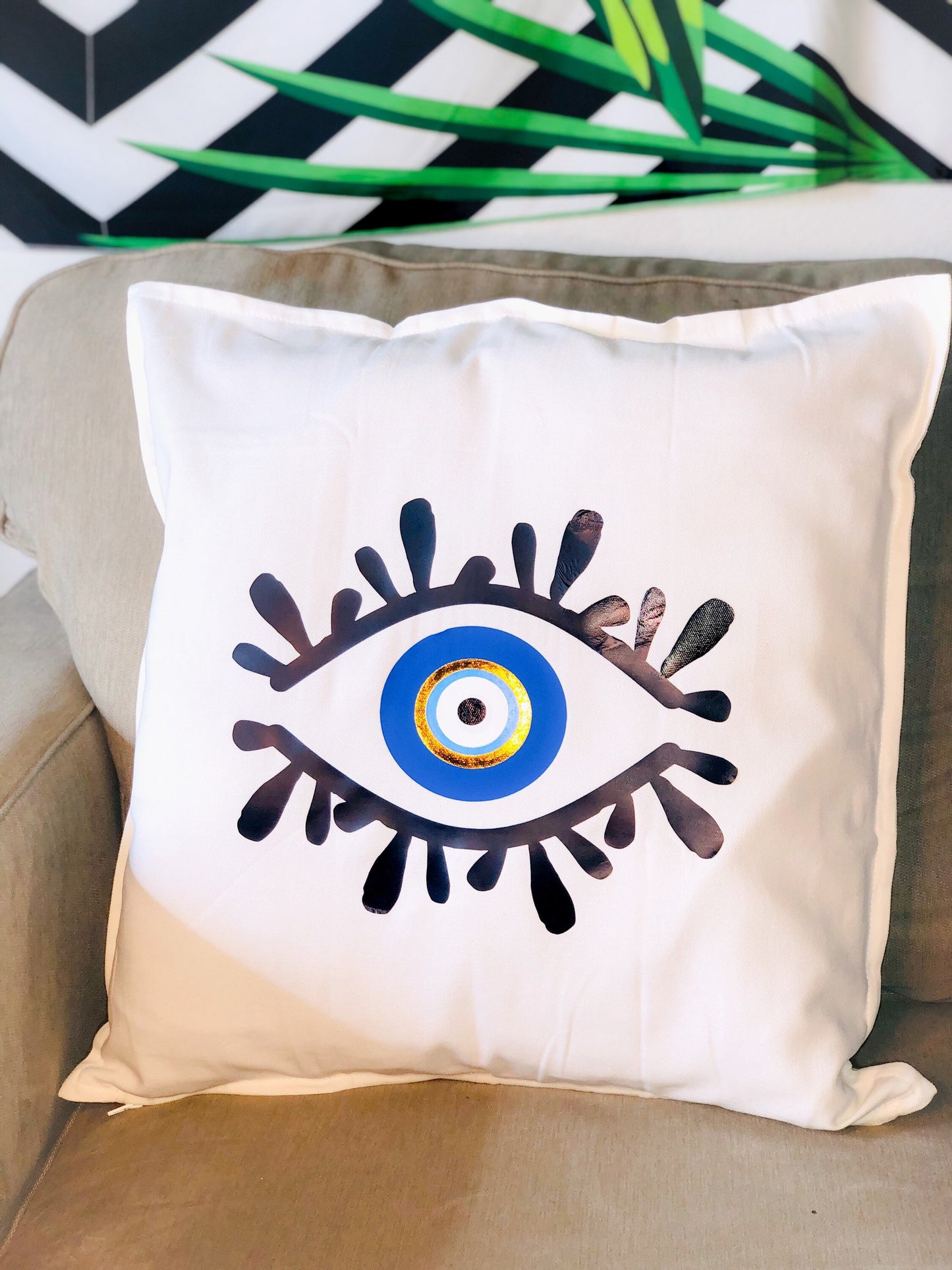 Evil Eye Amida By Zaa Design Pillow Case