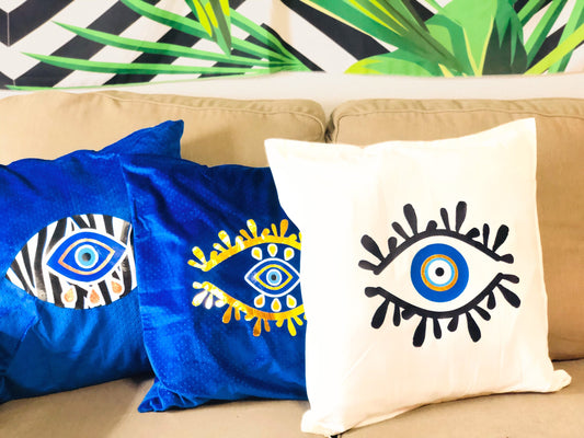 Evil Eye Amida By Zaa Design Pillow Case