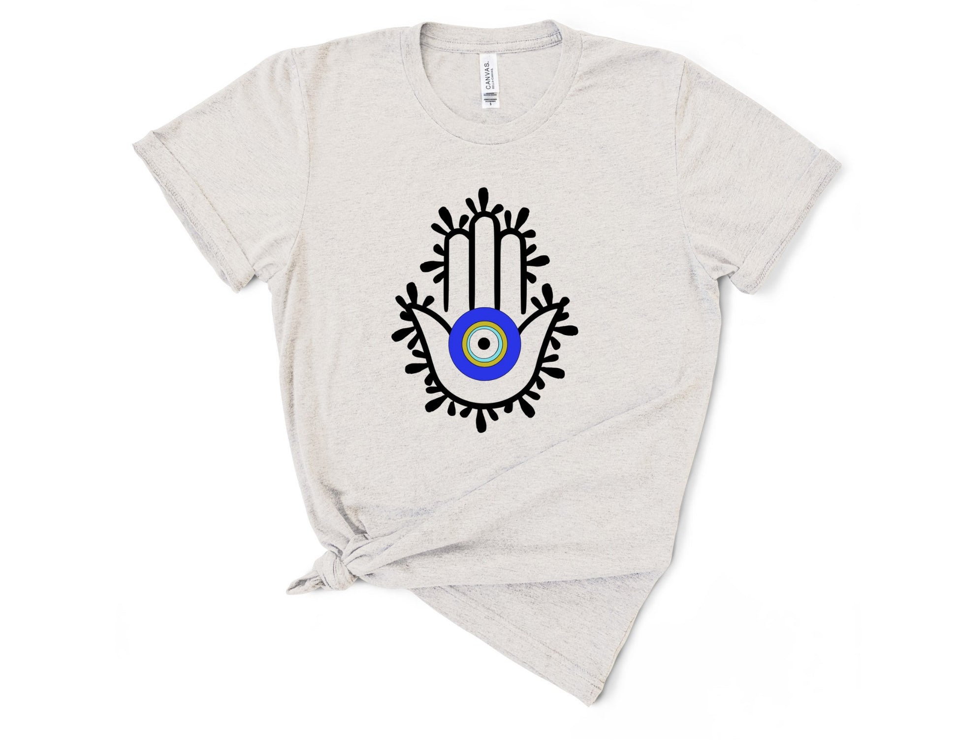 hamsa hand evil eye t shirt