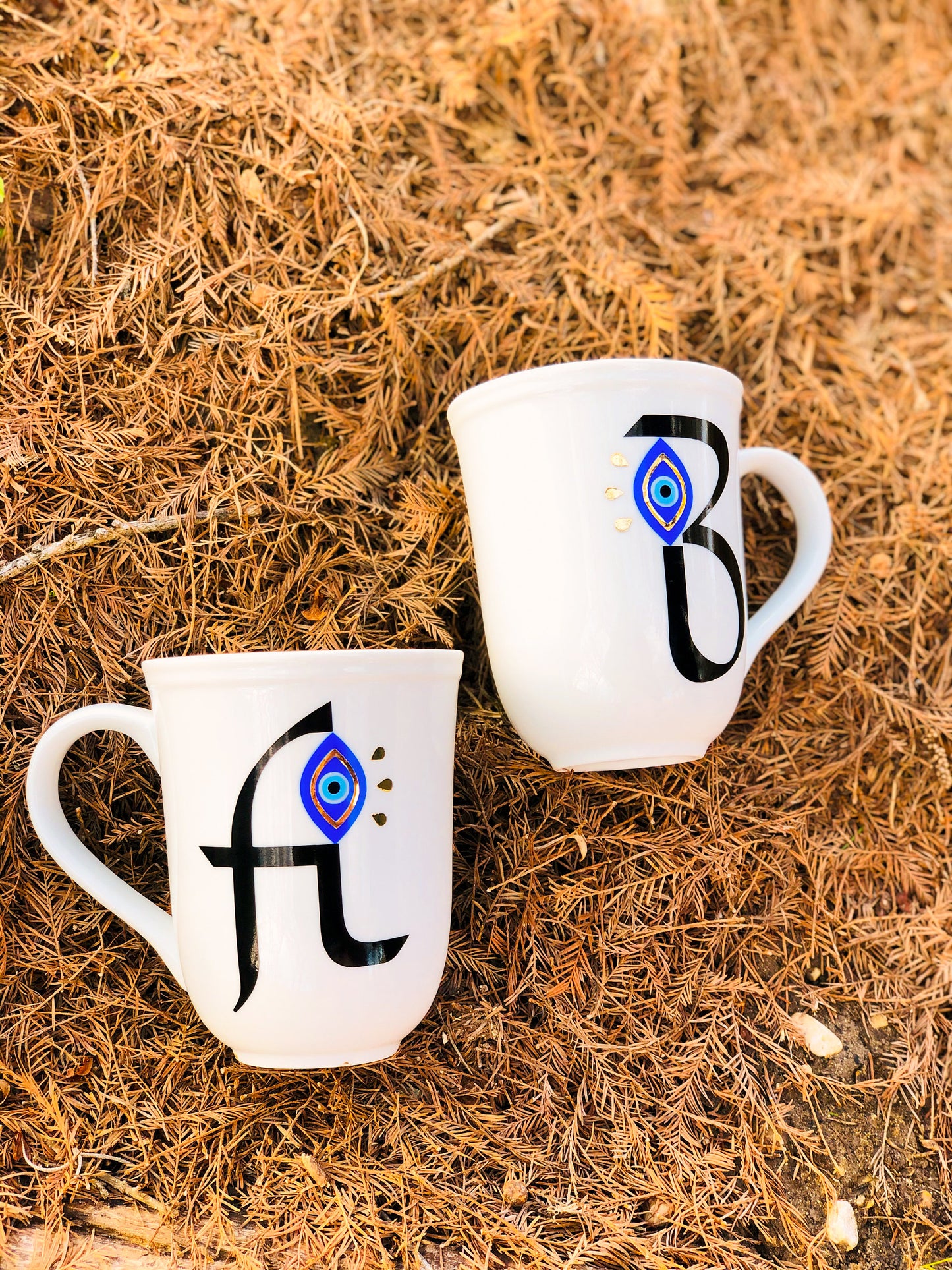 evil eye coffee mugs