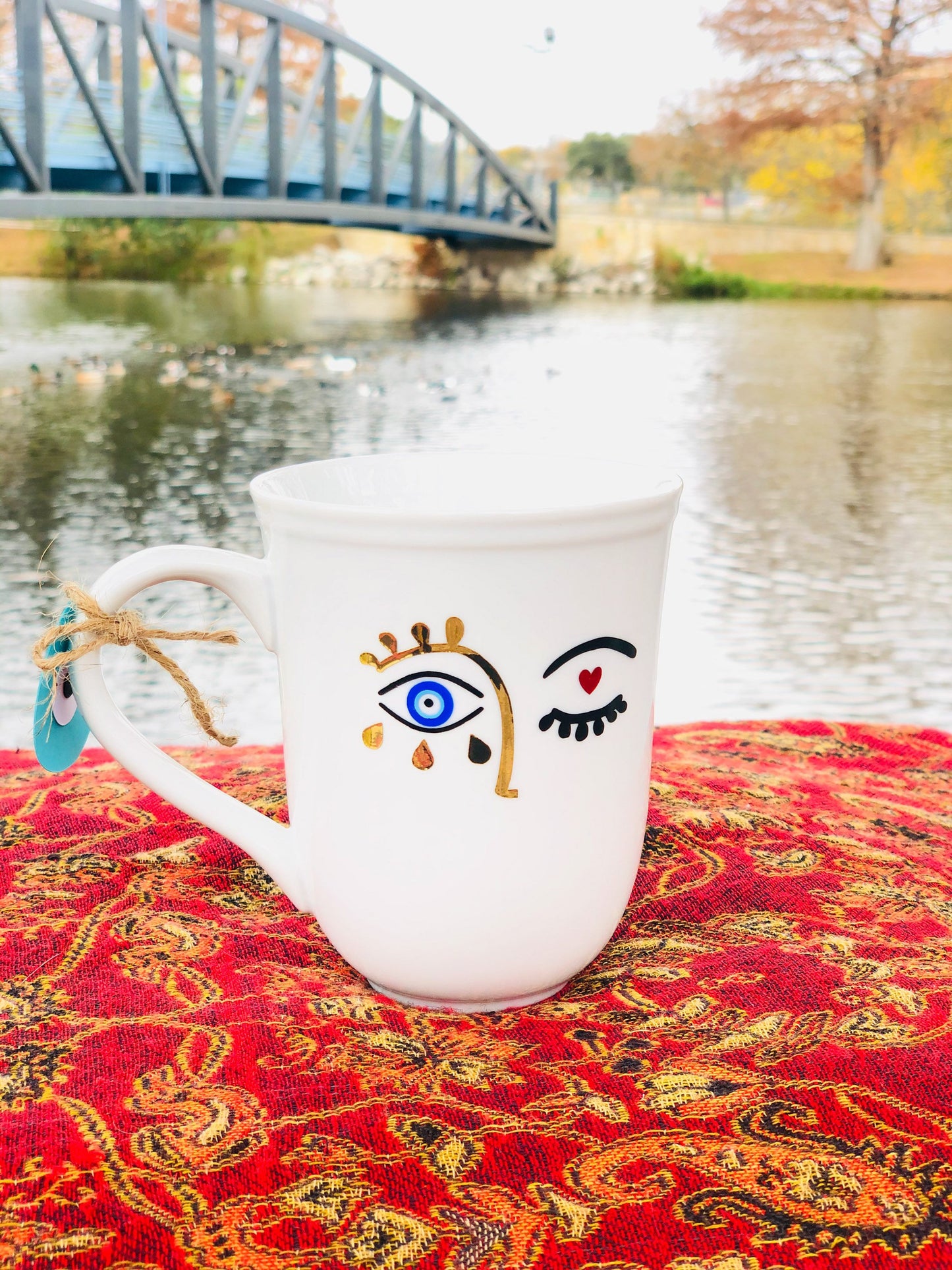 evil eye mug anthropologie