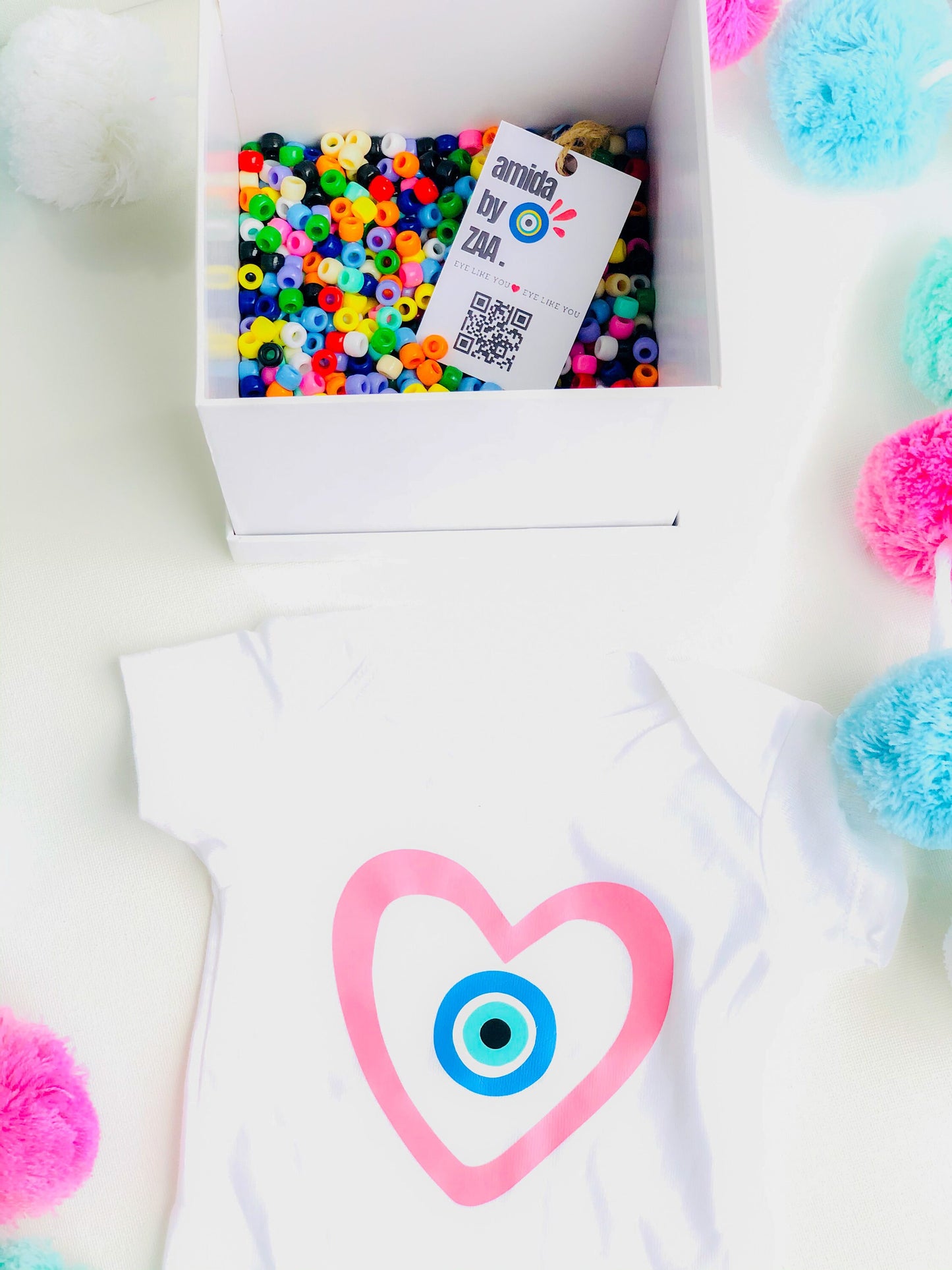 Evil Eye Baby Gift Set With Socks For Baby Shower Gift Set