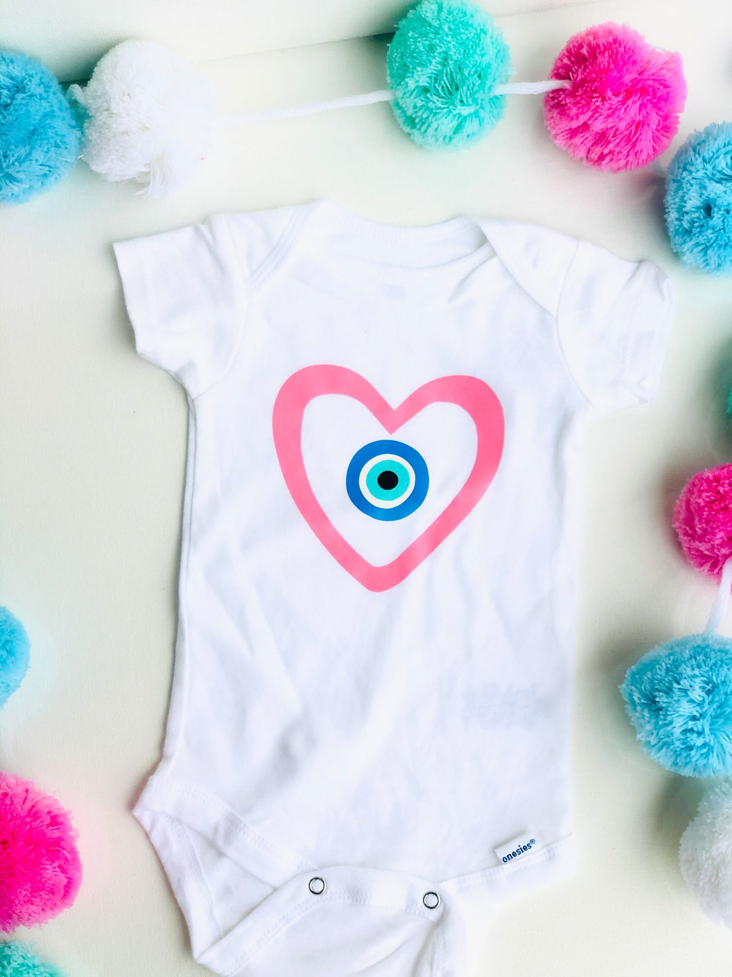 Evil Eye Baby Gift Set With Socks For Baby Shower Gift Set