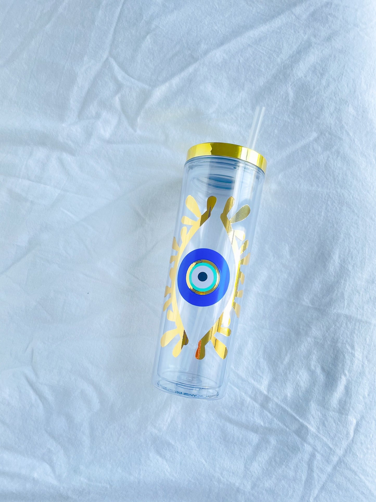 Evil Eye Tumbler With Your Name Evil Eye Design Amida By Zaa Custom Tumbler