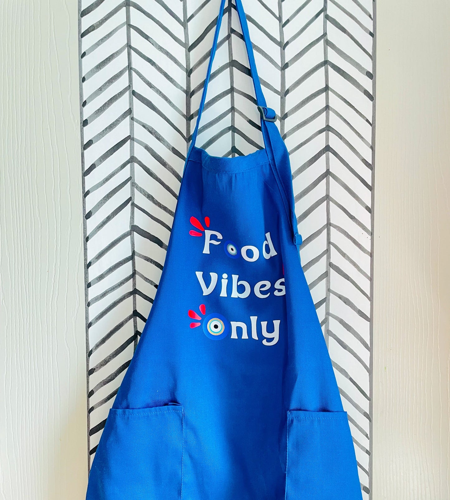 Food Vibes Only Evil Eye Apron Unisex