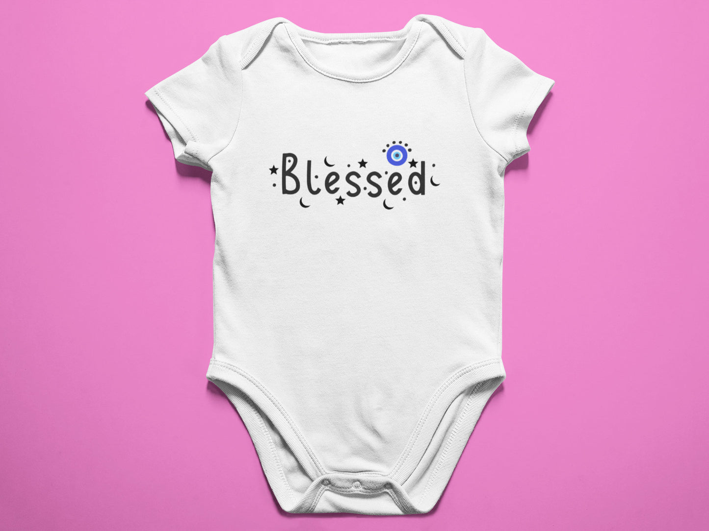 Blessed Baby Bodysuit Blessed Baby Onesie Evil Eye Baby Onesie