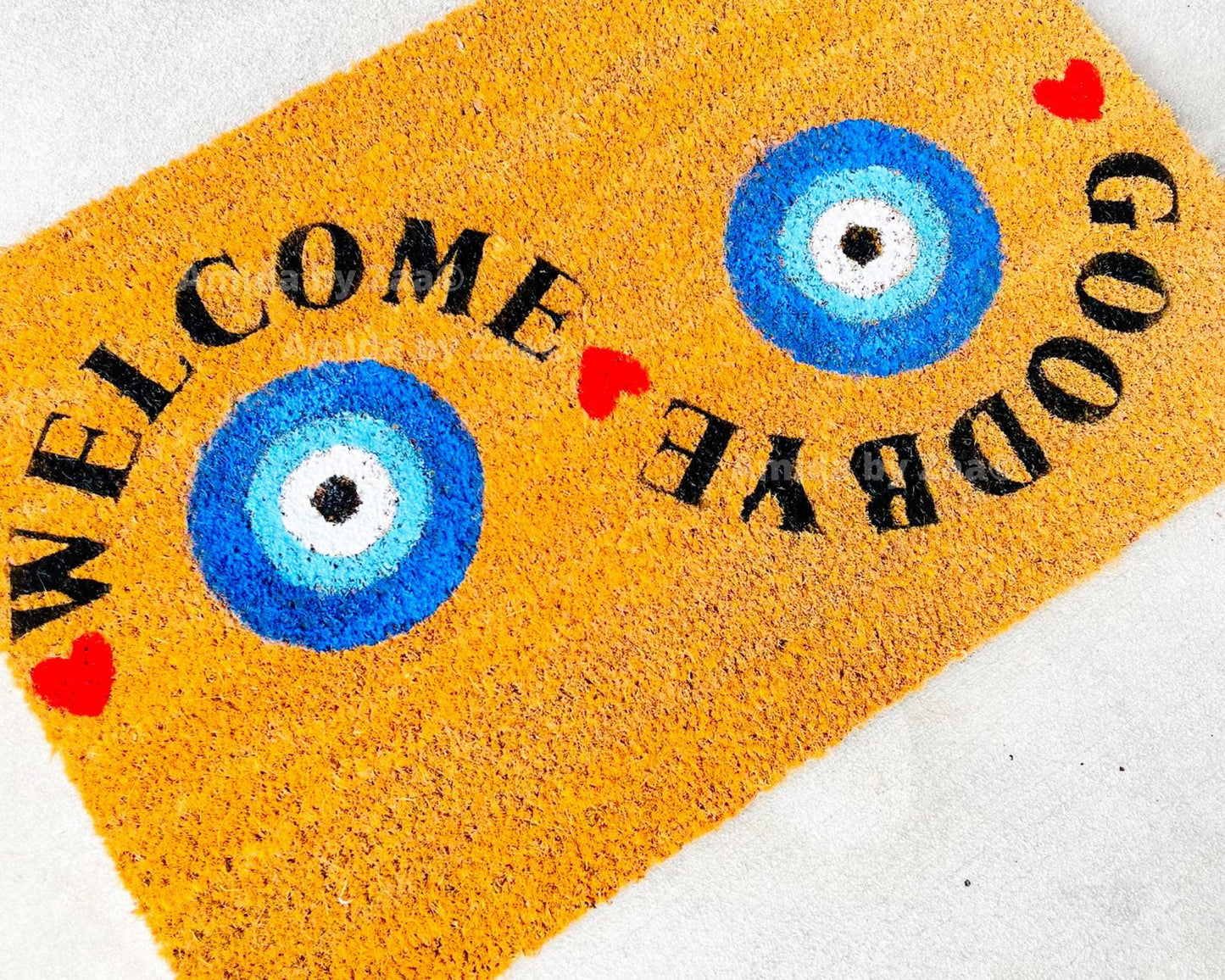 Evil Eye Doormat Funny Doormat Evil Eye Door Mat Check Energy Doormat Funny Door Mat