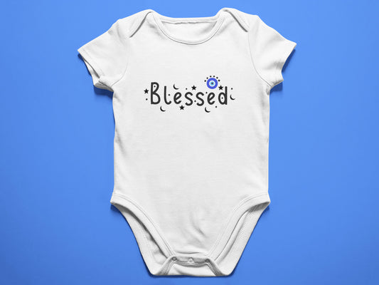 Blessed Baby Bodysuit Blessed Baby Onesie Evil Eye Baby Onesie