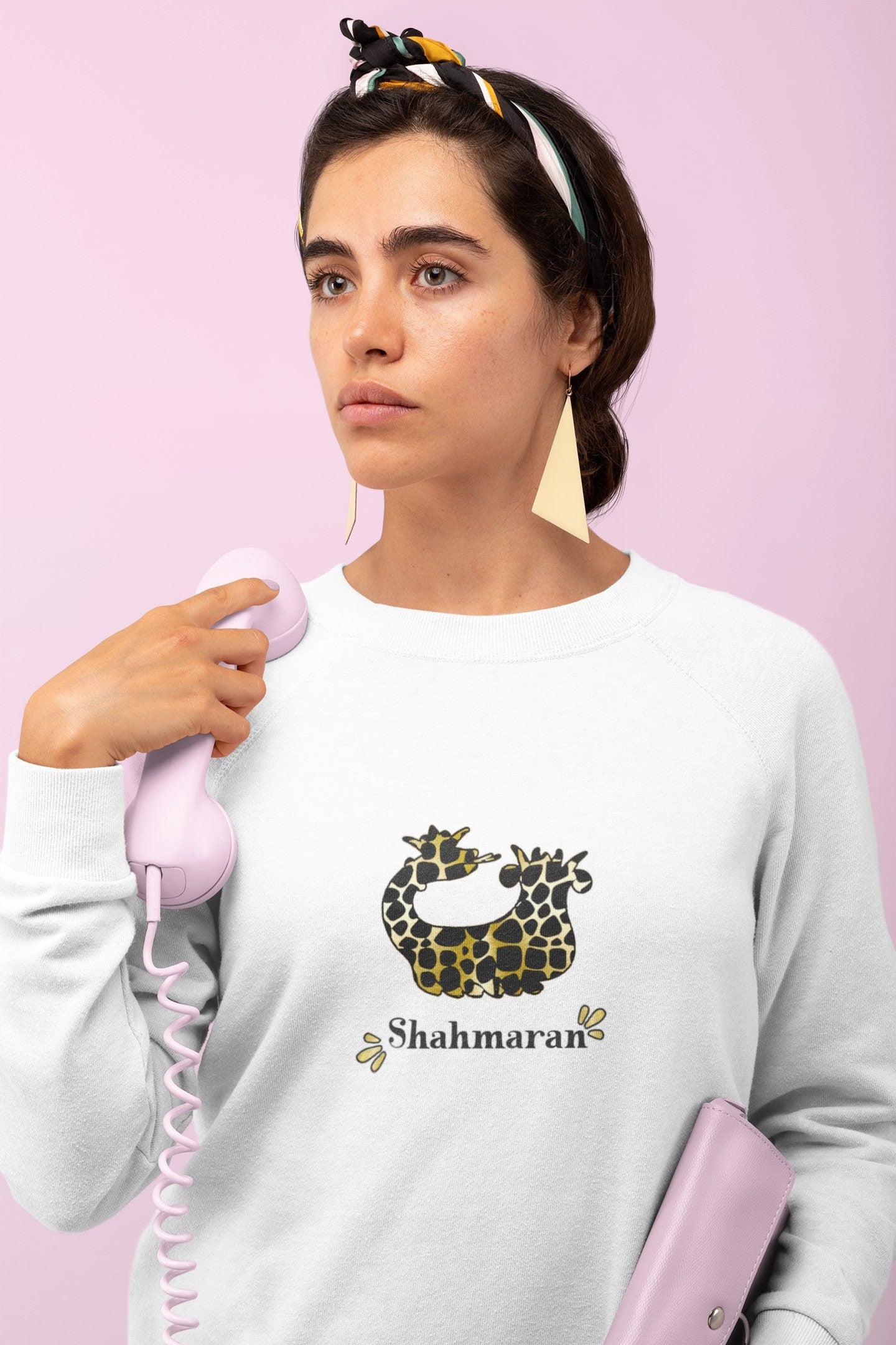 Shahmaran Sweatshirt , Snake Woman Sweatshirt , Snake Print Sweatshirt