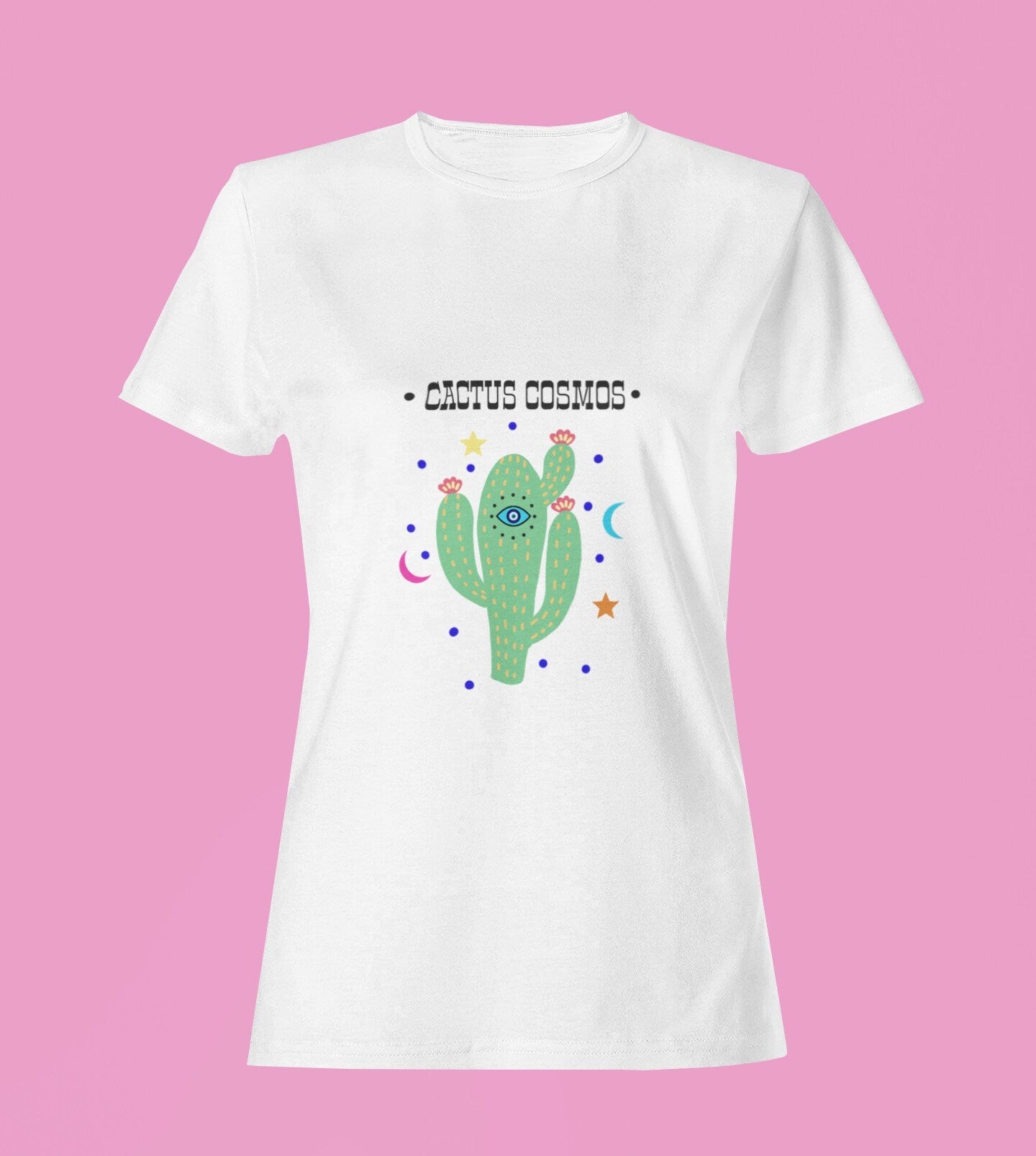 Cactus Cosmos Evil Eye T shirt, Cactus T Shirt, Evil Eye T shirt