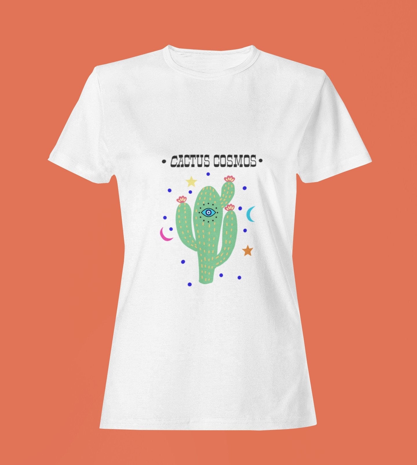 Cactus Cosmos Evil Eye T shirt, Cactus T Shirt, Evil Eye T shirt