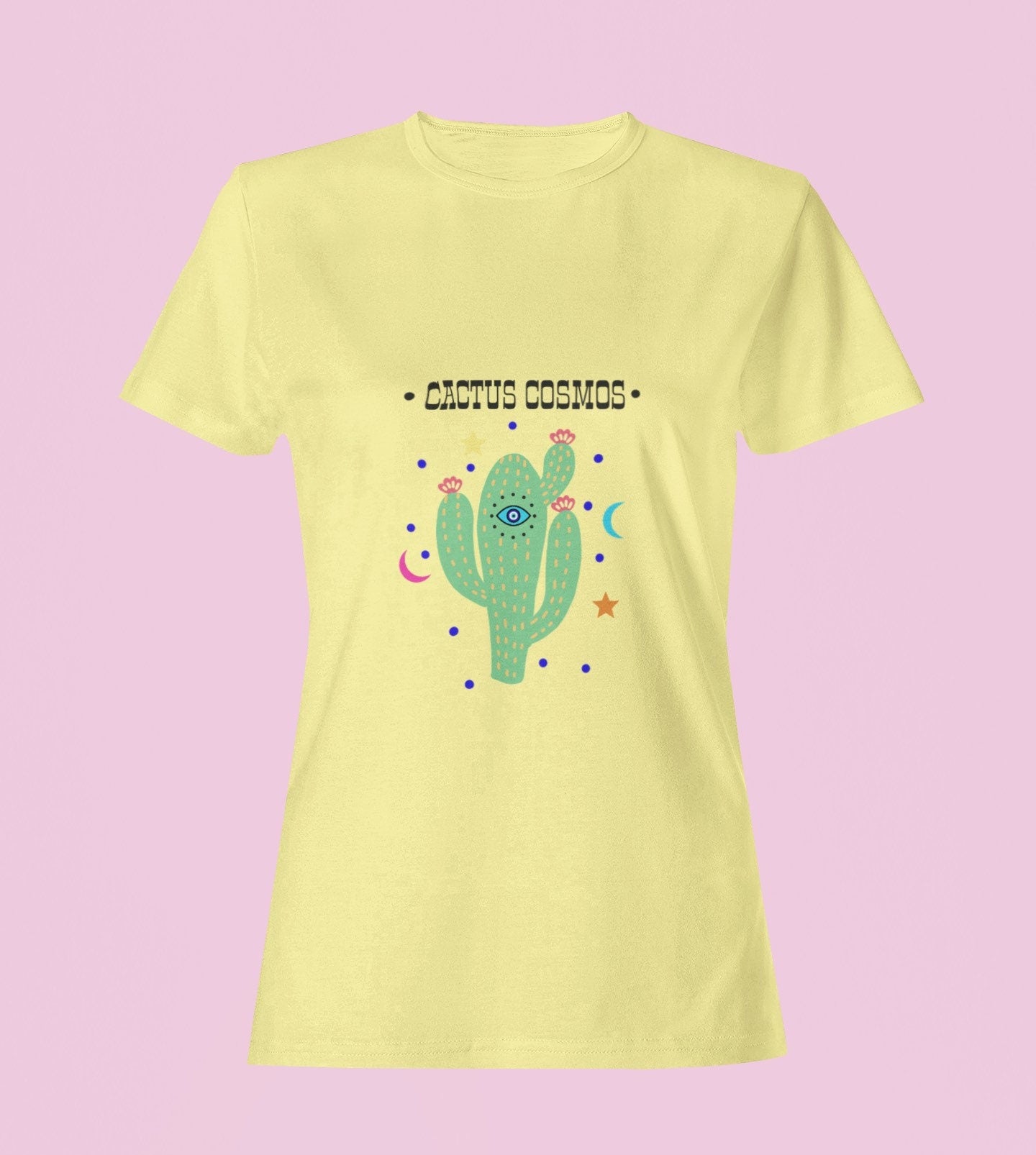 Cactus Cosmos Evil Eye T shirt, Cactus T Shirt, Evil Eye T shirt