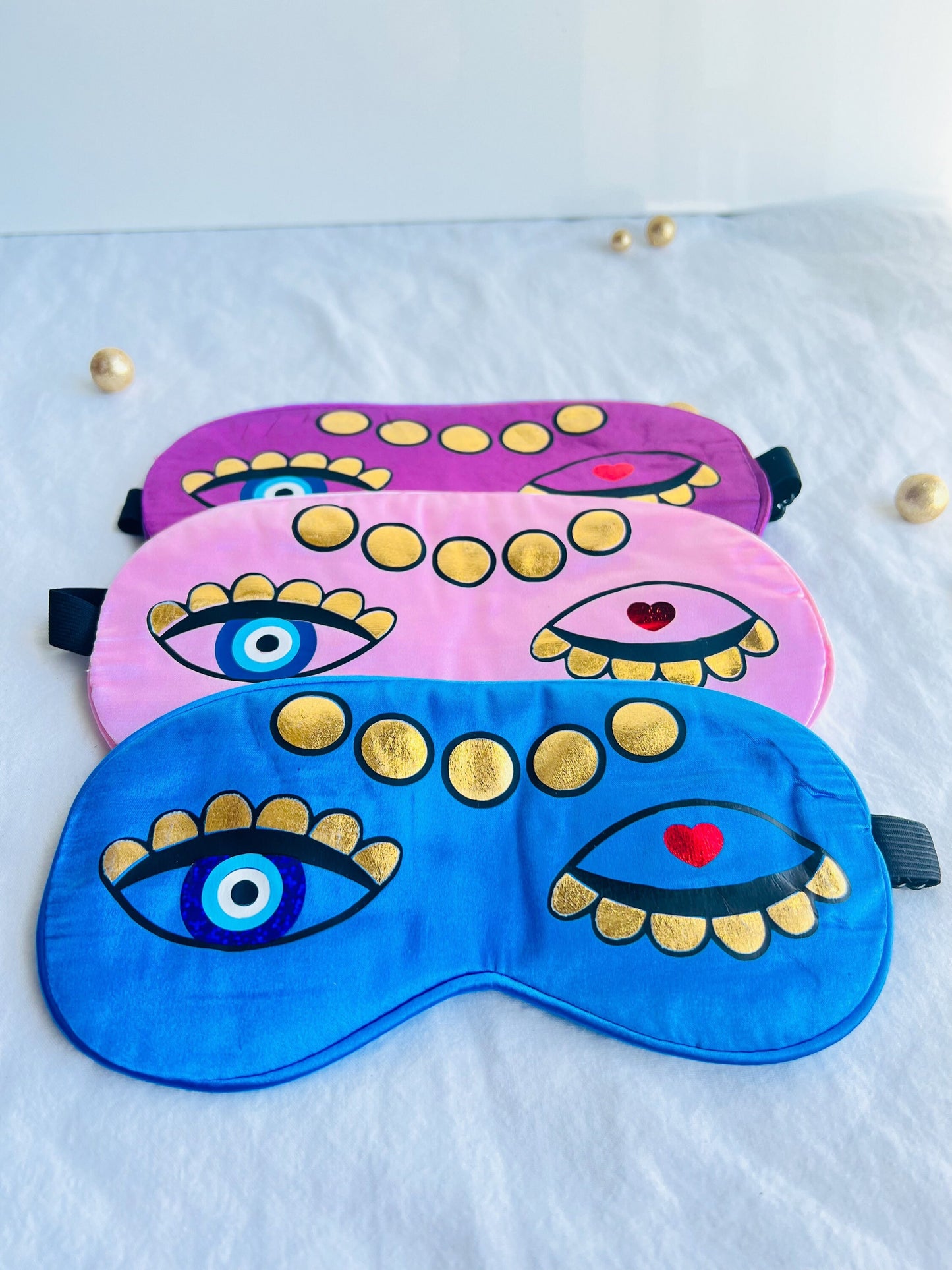 Amida Girl Evil Eye Sleep Eye Mask, Satın Sleep Eye Mask, Satın Eye Mask, Elegant Sleep Mask