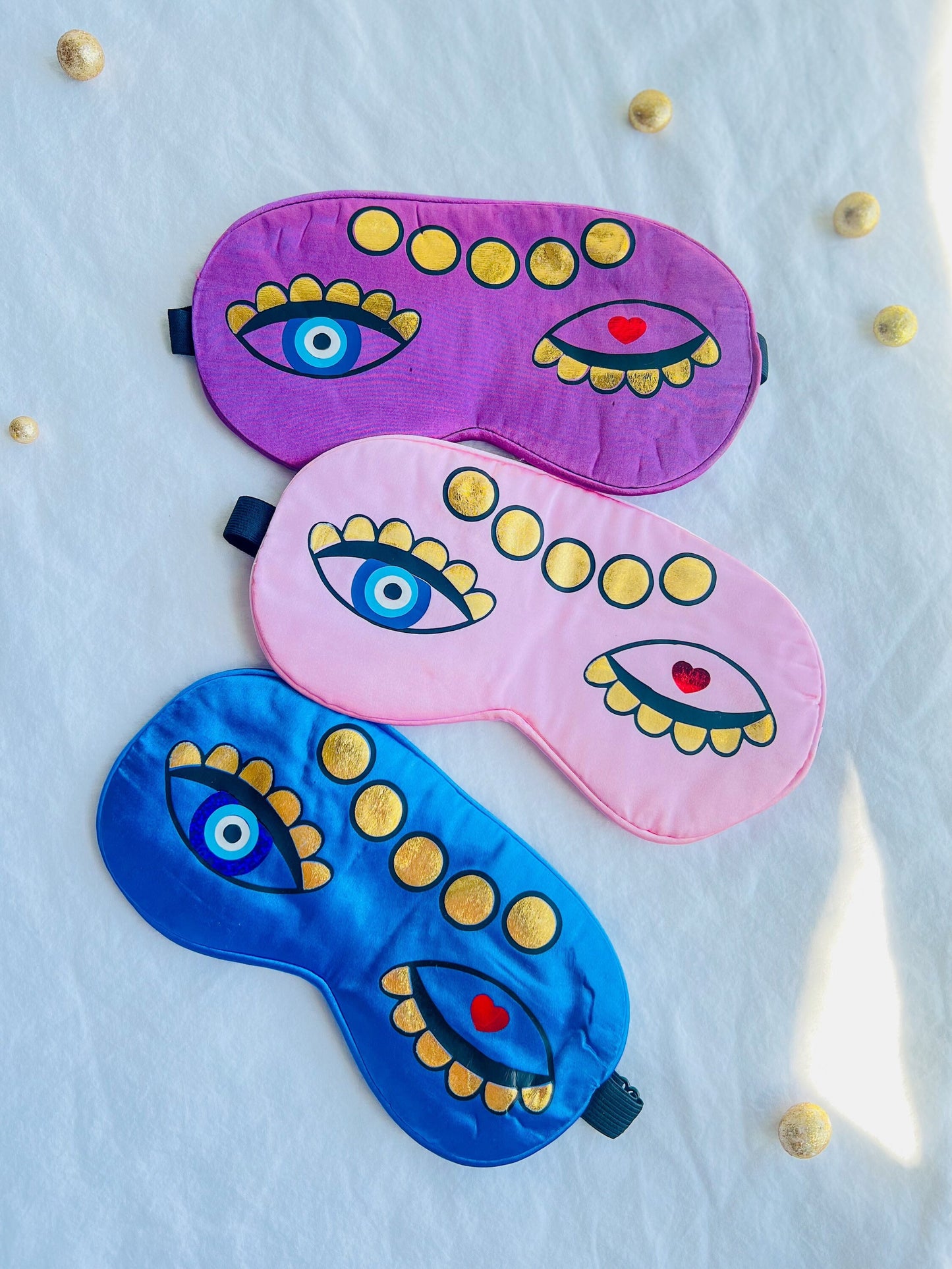 Amida Girl Evil Eye Sleep Eye Mask, Satın Sleep Eye Mask, Satın Eye Mask, Elegant Sleep Mask