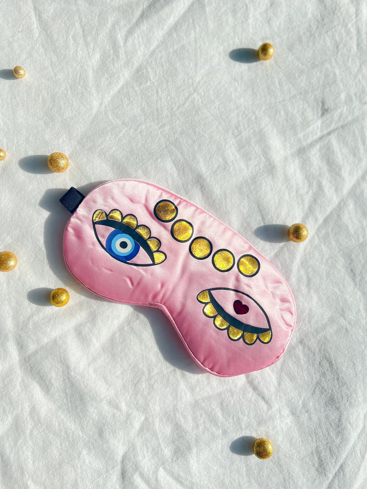 Amida Girl Evil Eye Sleep Eye Mask, Satın Sleep Eye Mask, Satın Eye Mask, Elegant Sleep Mask