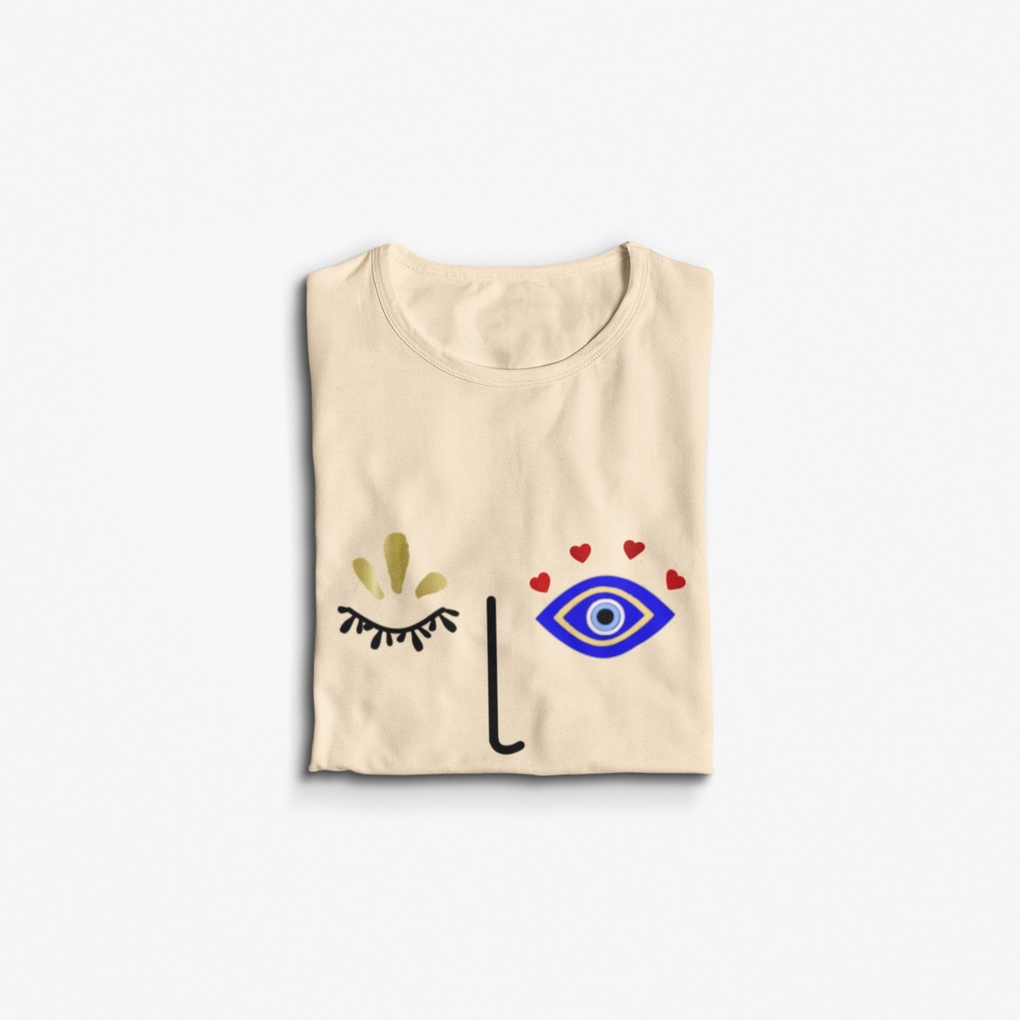 Evil Eye Face T shirt, Evil Eye T shirt, Woman Face T shirt