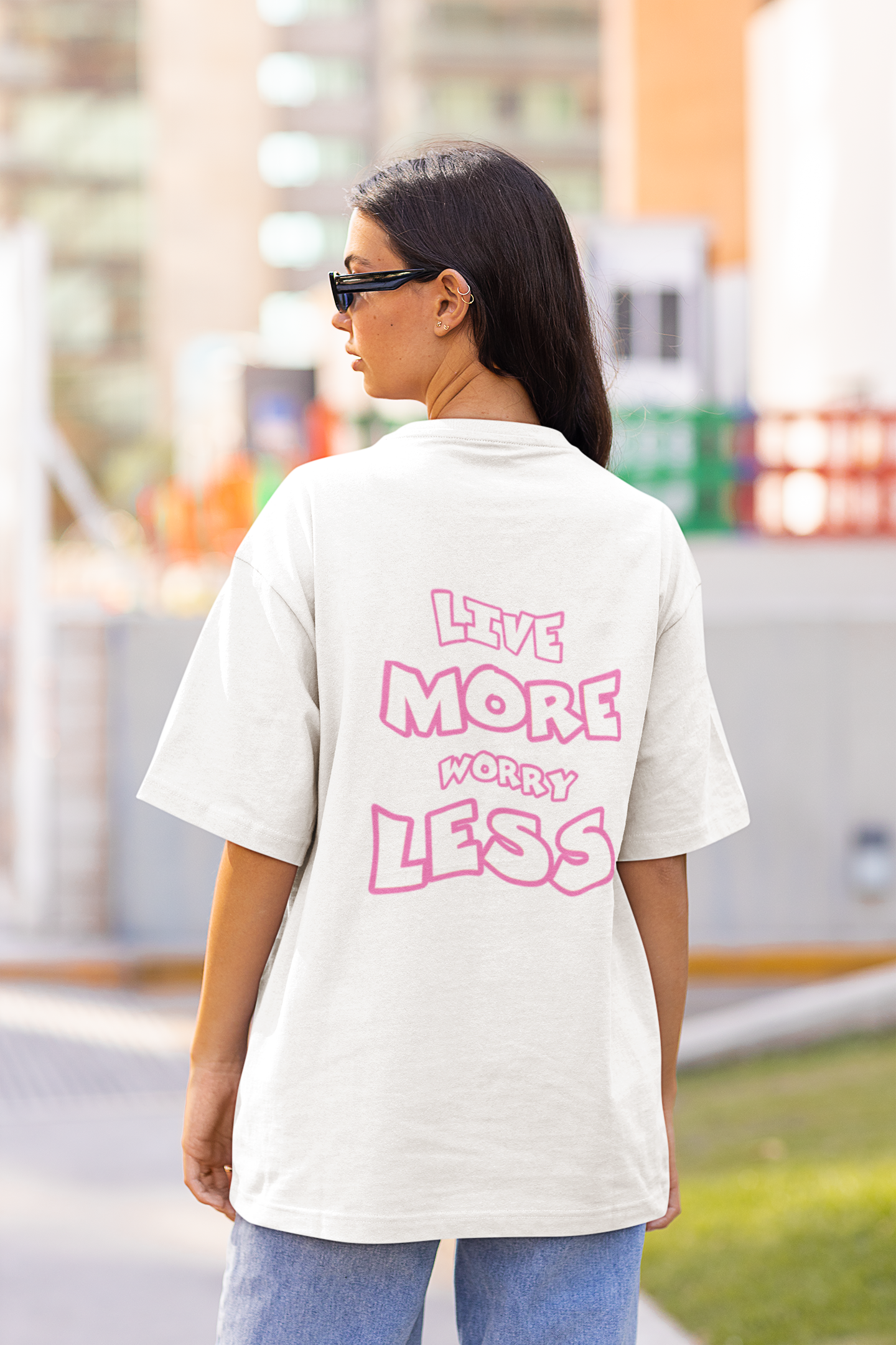 Live More Worry Less Two Sided T shirt