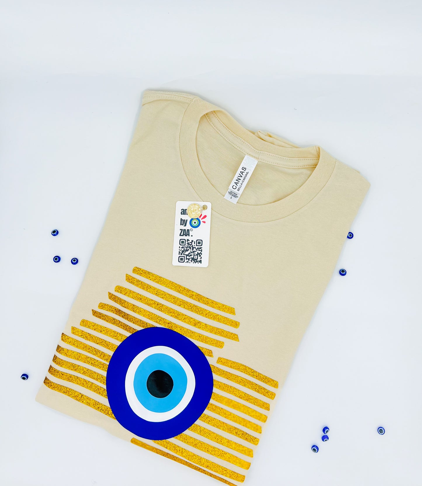 Evil Eye Design T shirt Amida By Zaa