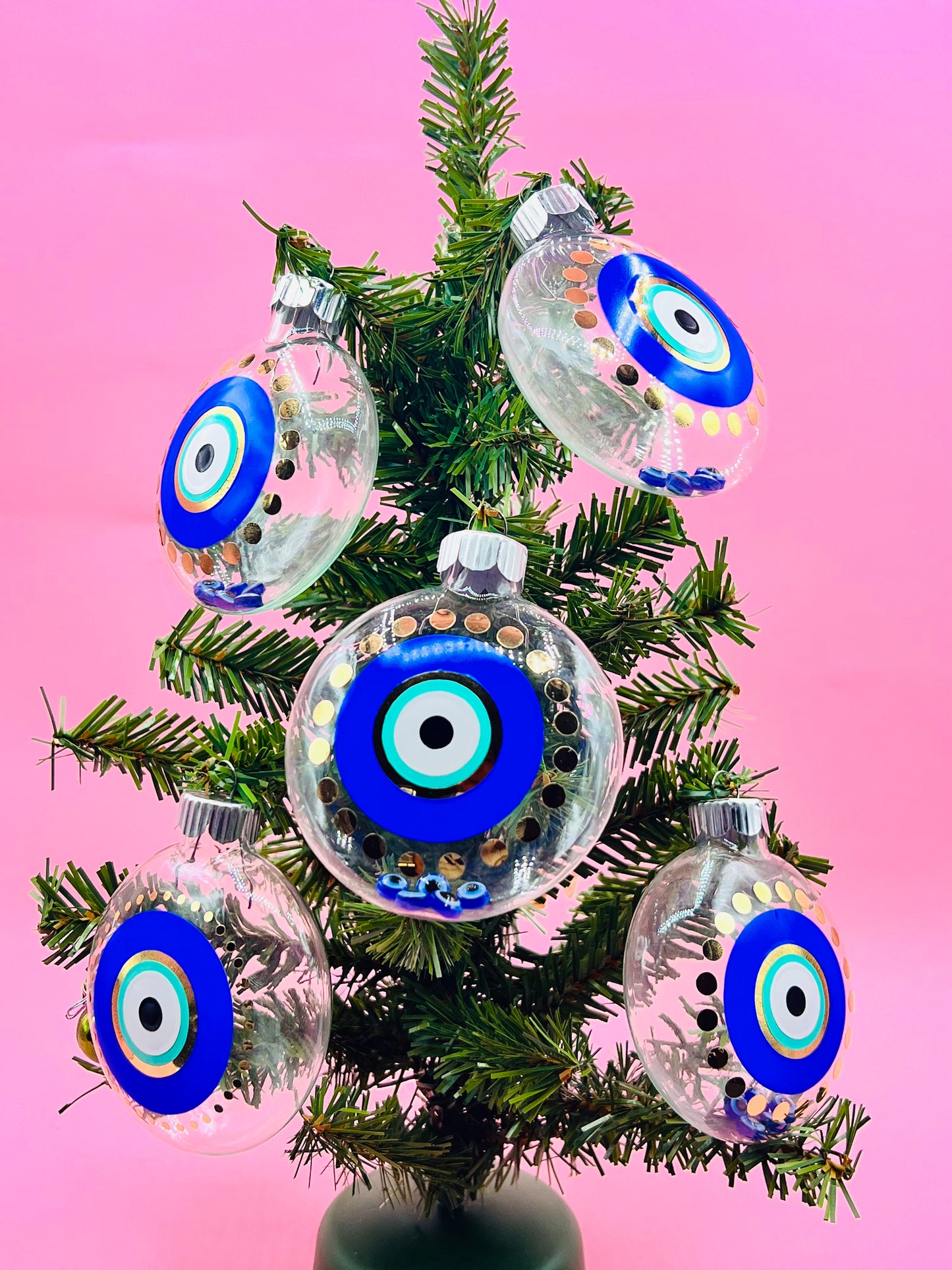 Dots Of Love Evil Eye Ornament