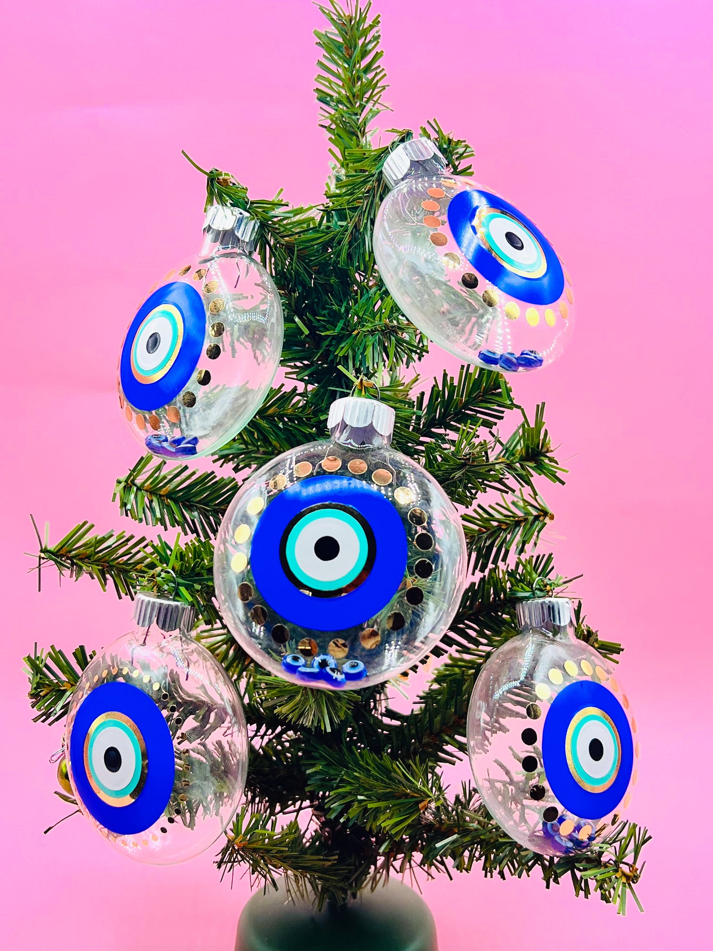 Dots Of Love Evil Eye Ornament