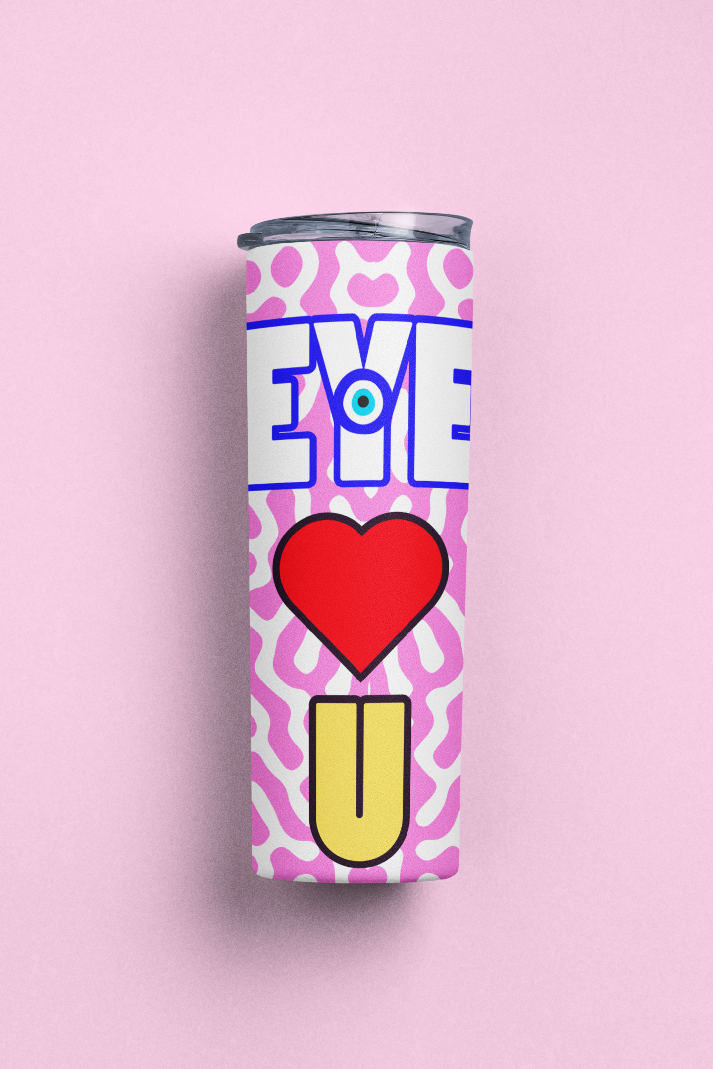 Eye Love You Evil Eye Stainless steel tumbler