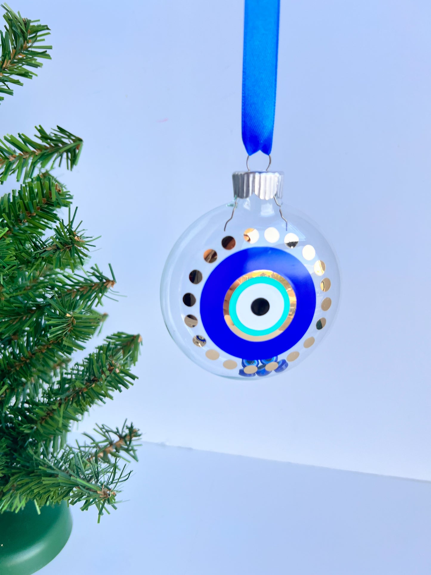 Dots Of Love Evil Eye Ornament