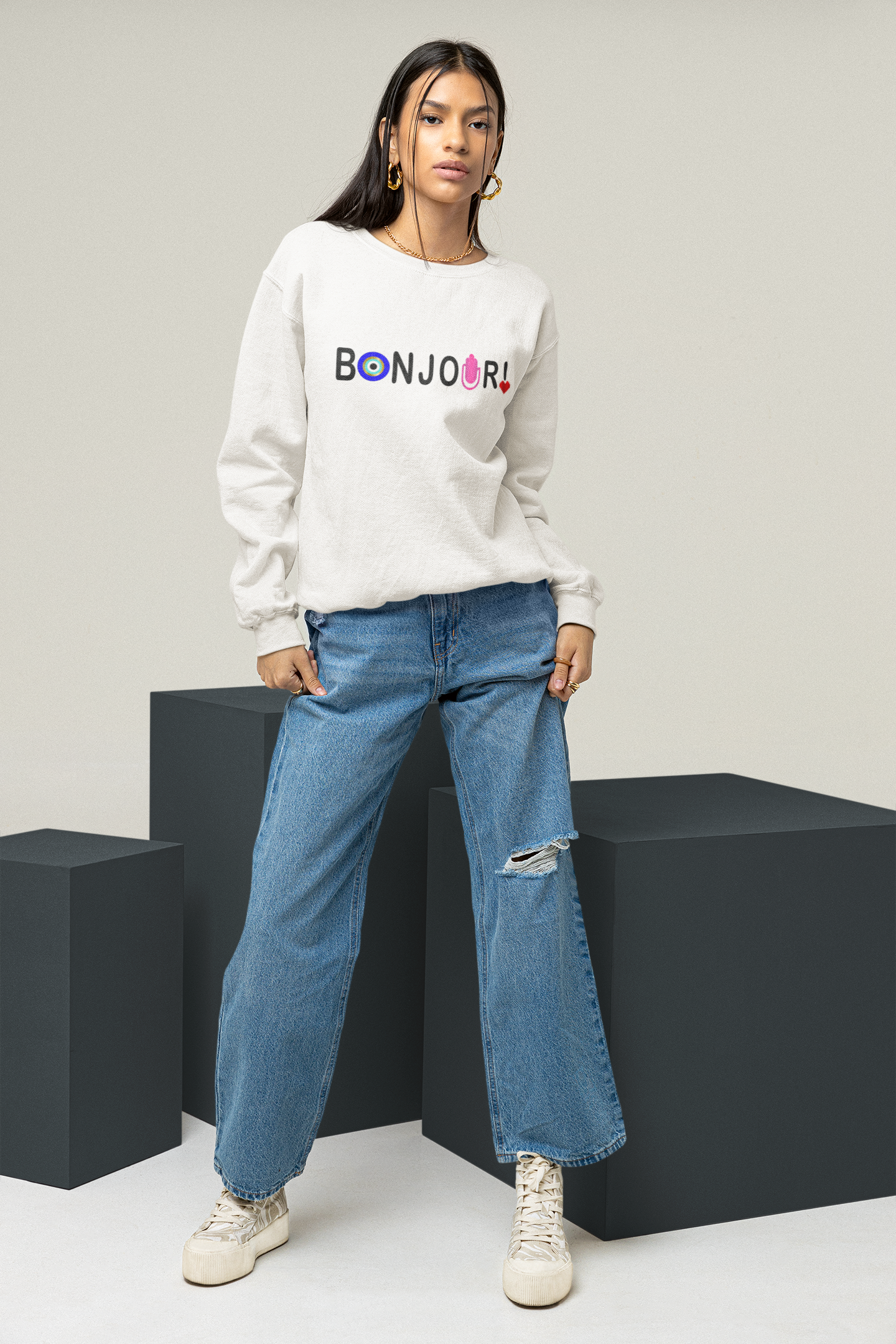 Bonjour! Sweatshirt