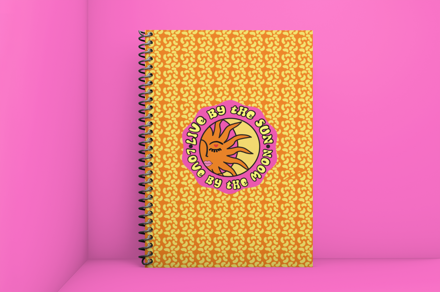 Live By The Sun Spiral notebook