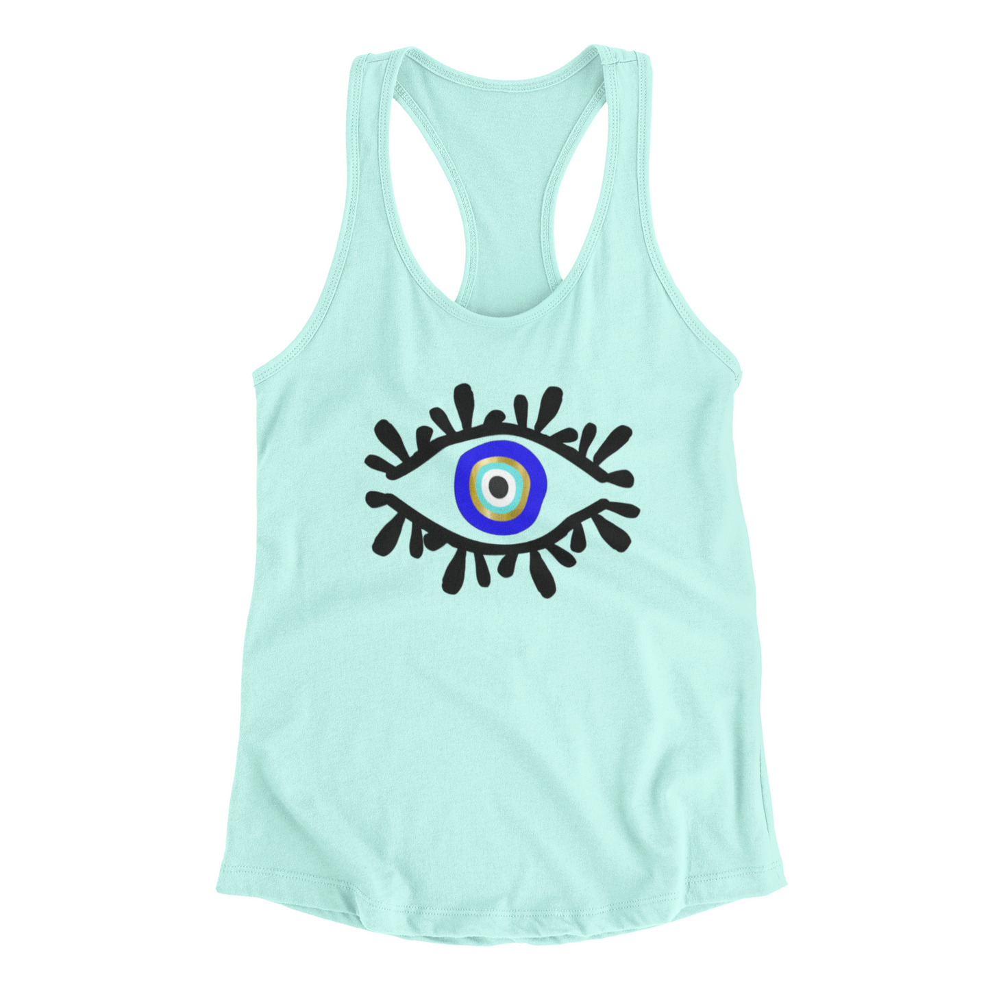 Amida Eye Racer back Tank Top, Evil Eye Tank Top