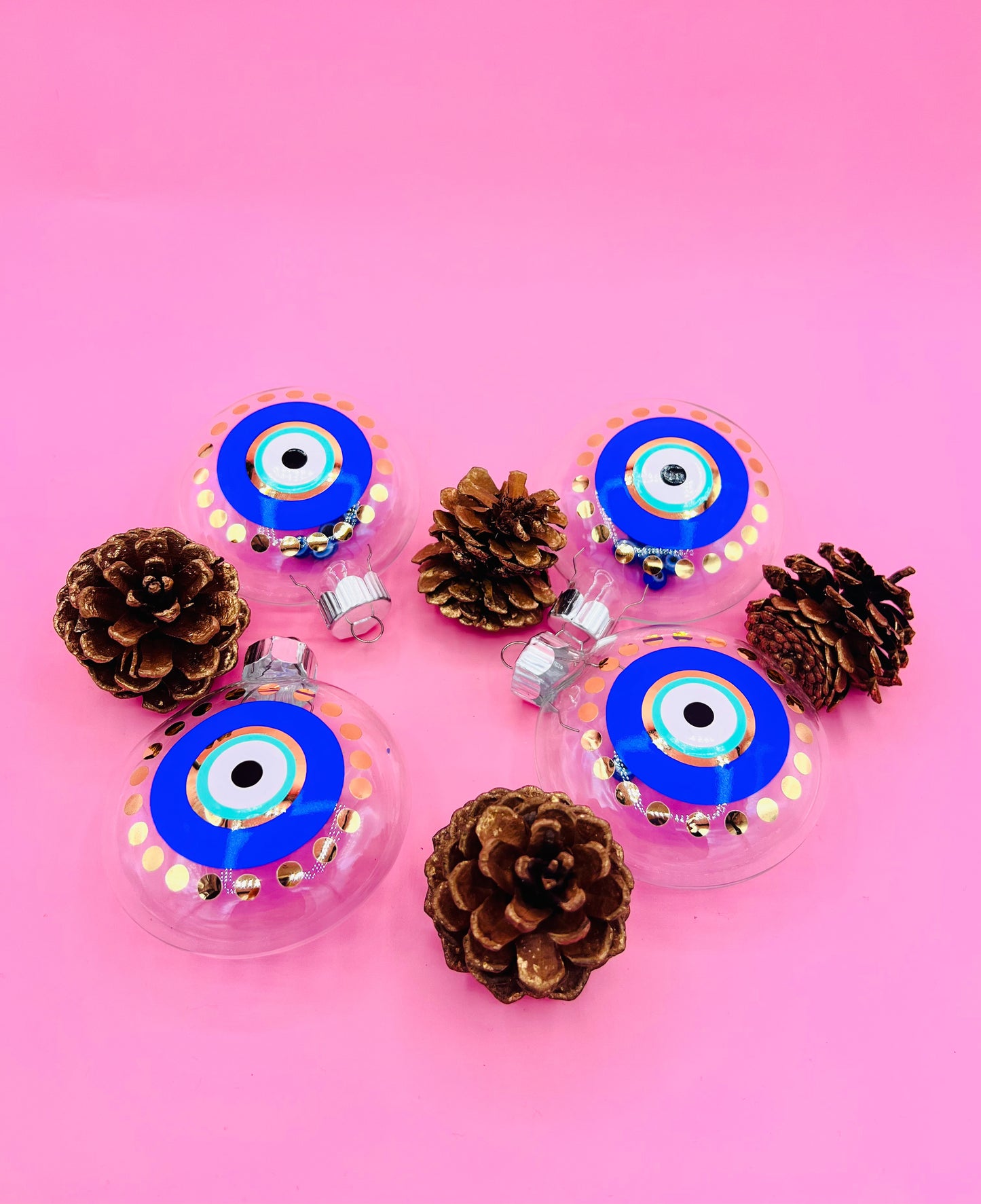 Dots Of Love Evil Eye Ornament