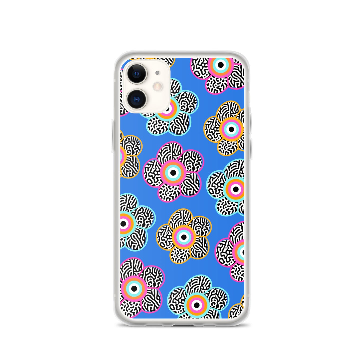 Flower With Evil Eye iPhone Case