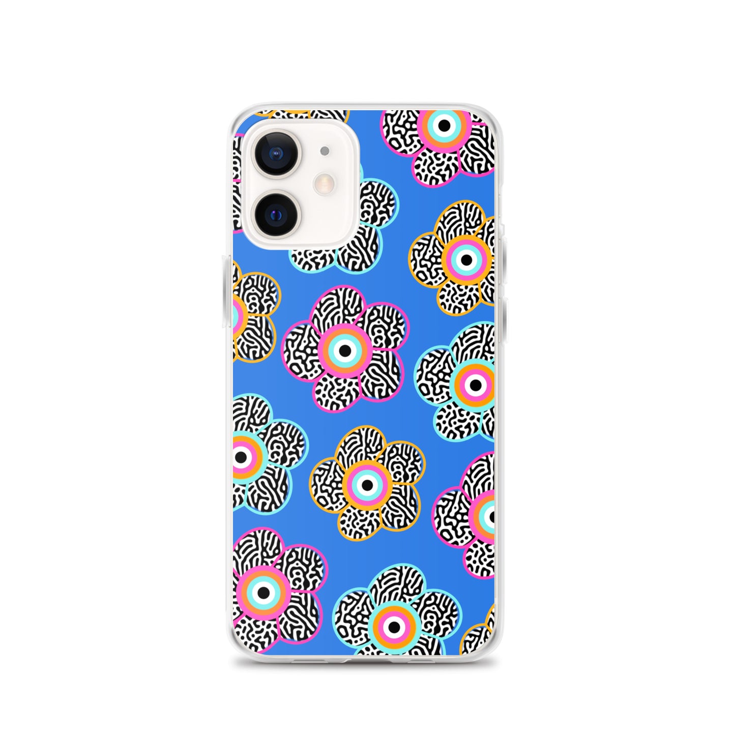 Flower With Evil Eye iPhone Case