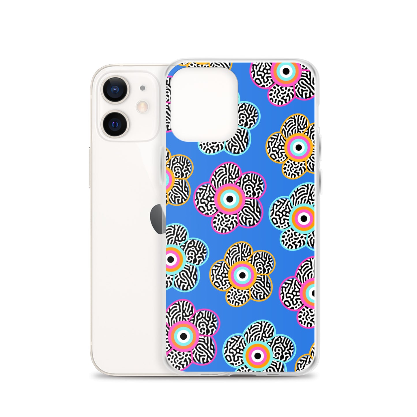 Flower With Evil Eye iPhone Case