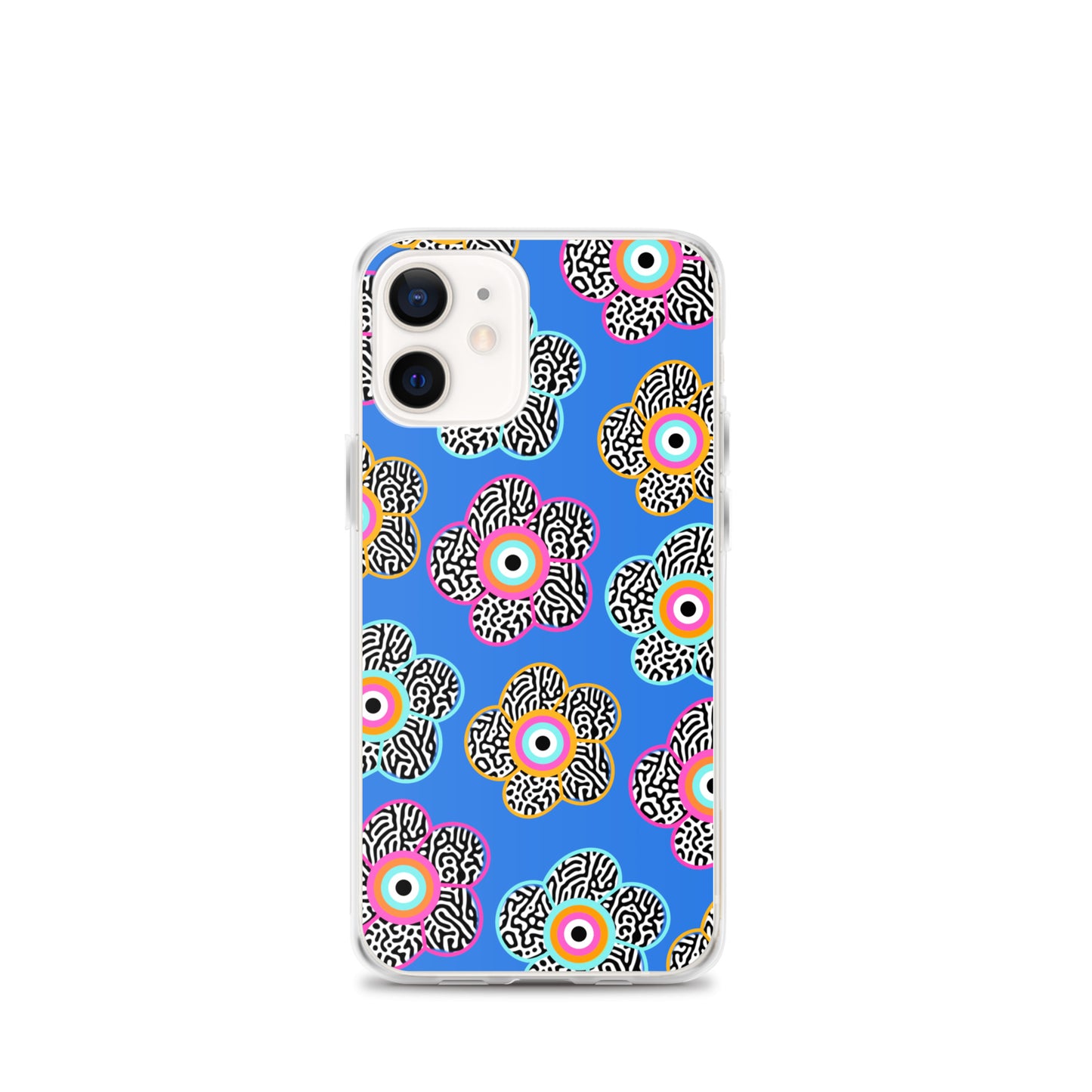 Flower With Evil Eye iPhone Case