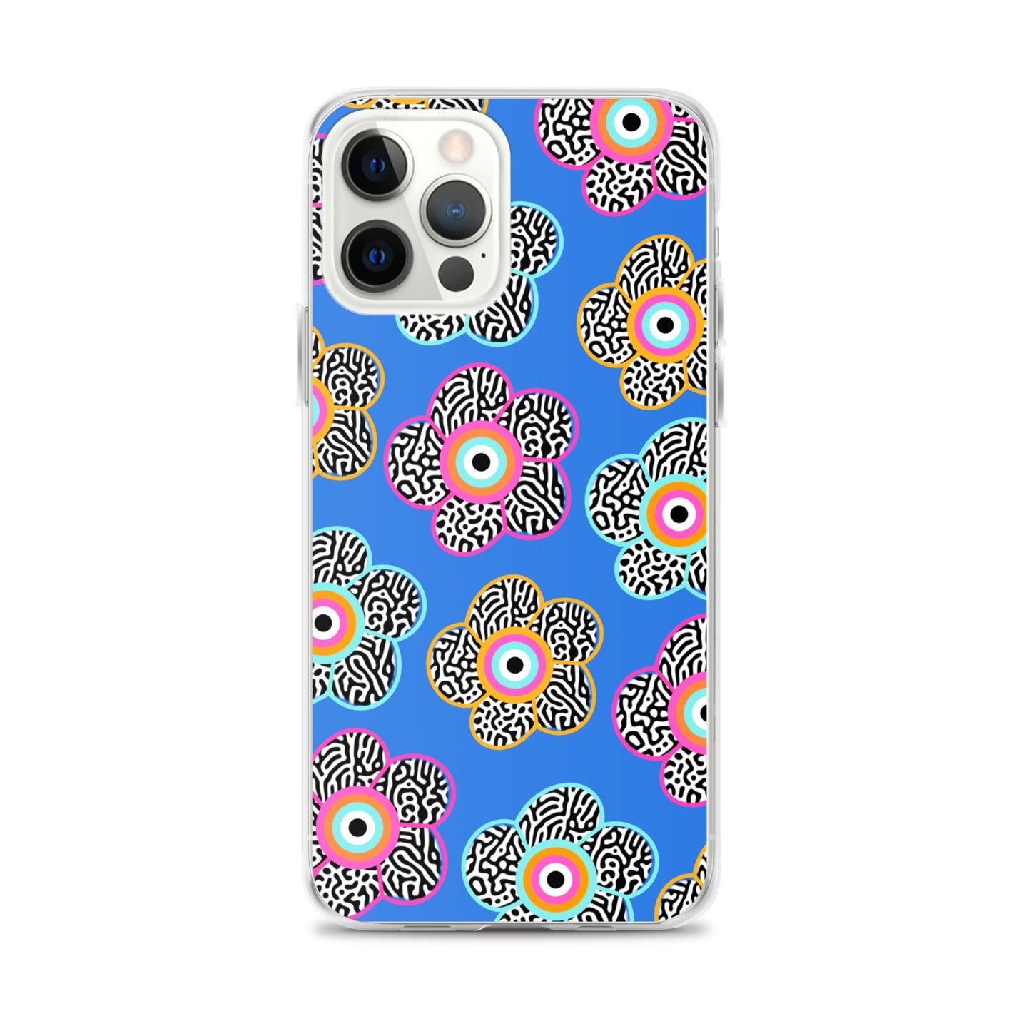 Flower With Evil Eye iPhone Case