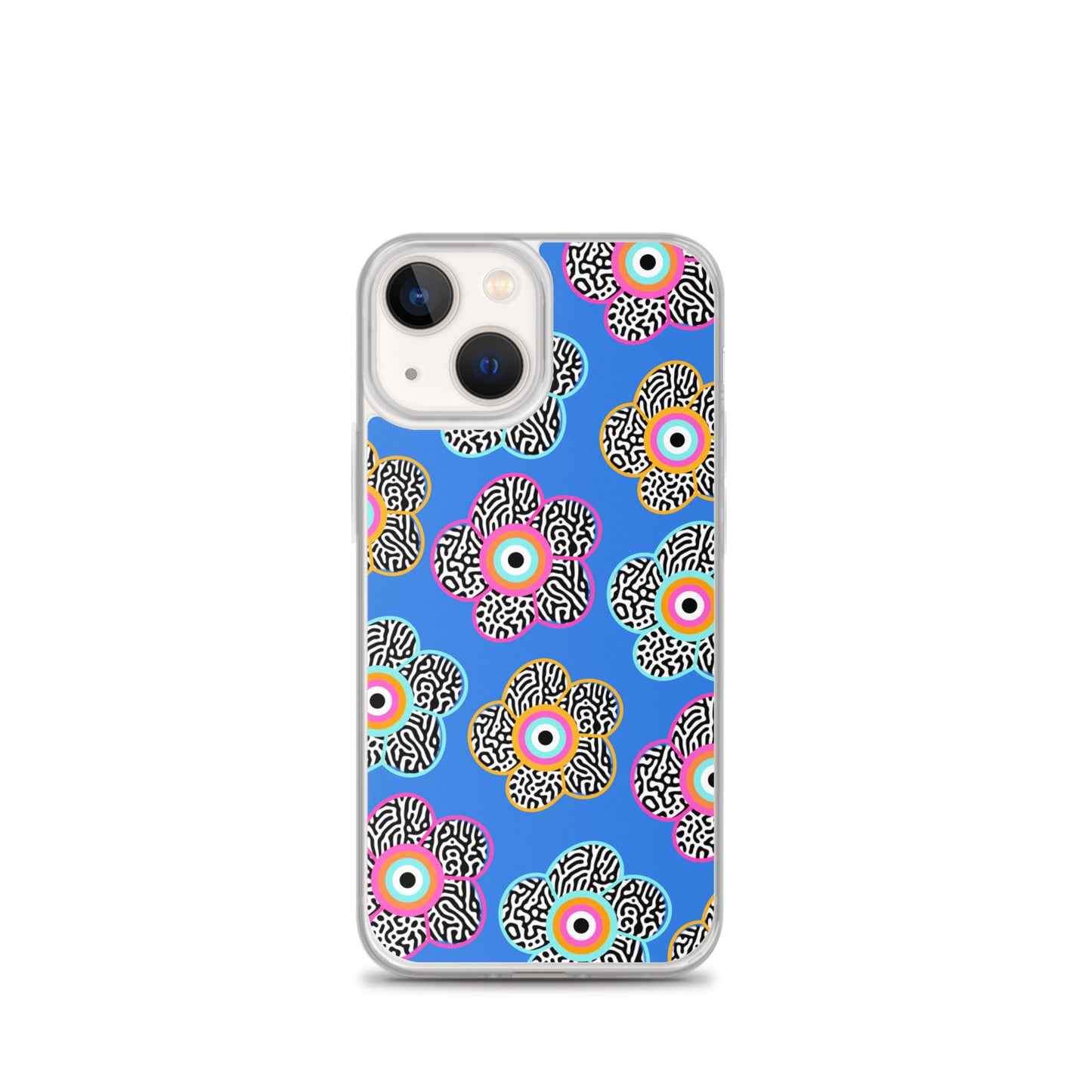 Flower With Evil Eye iPhone Case