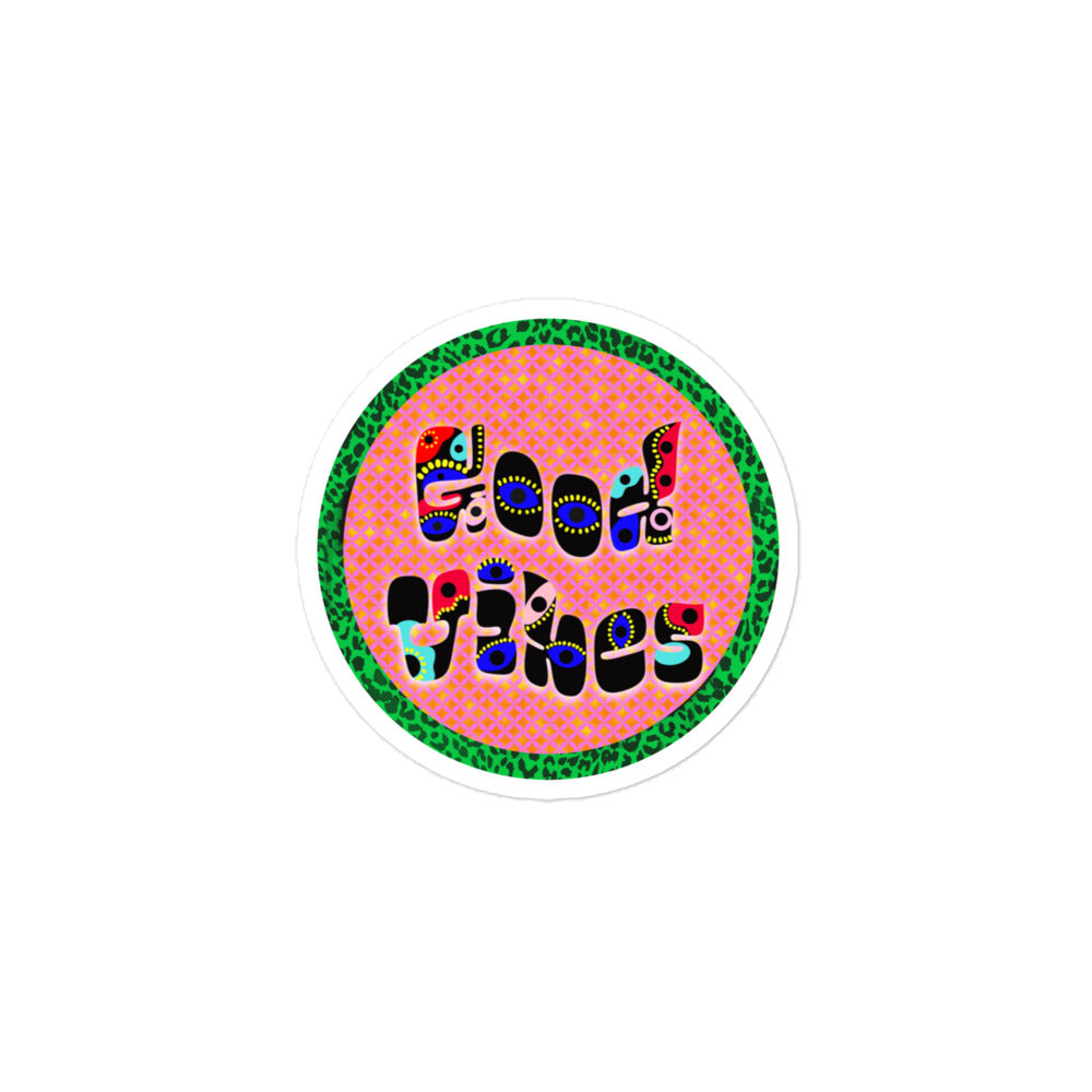 Good Vibes Bubble-free stickers