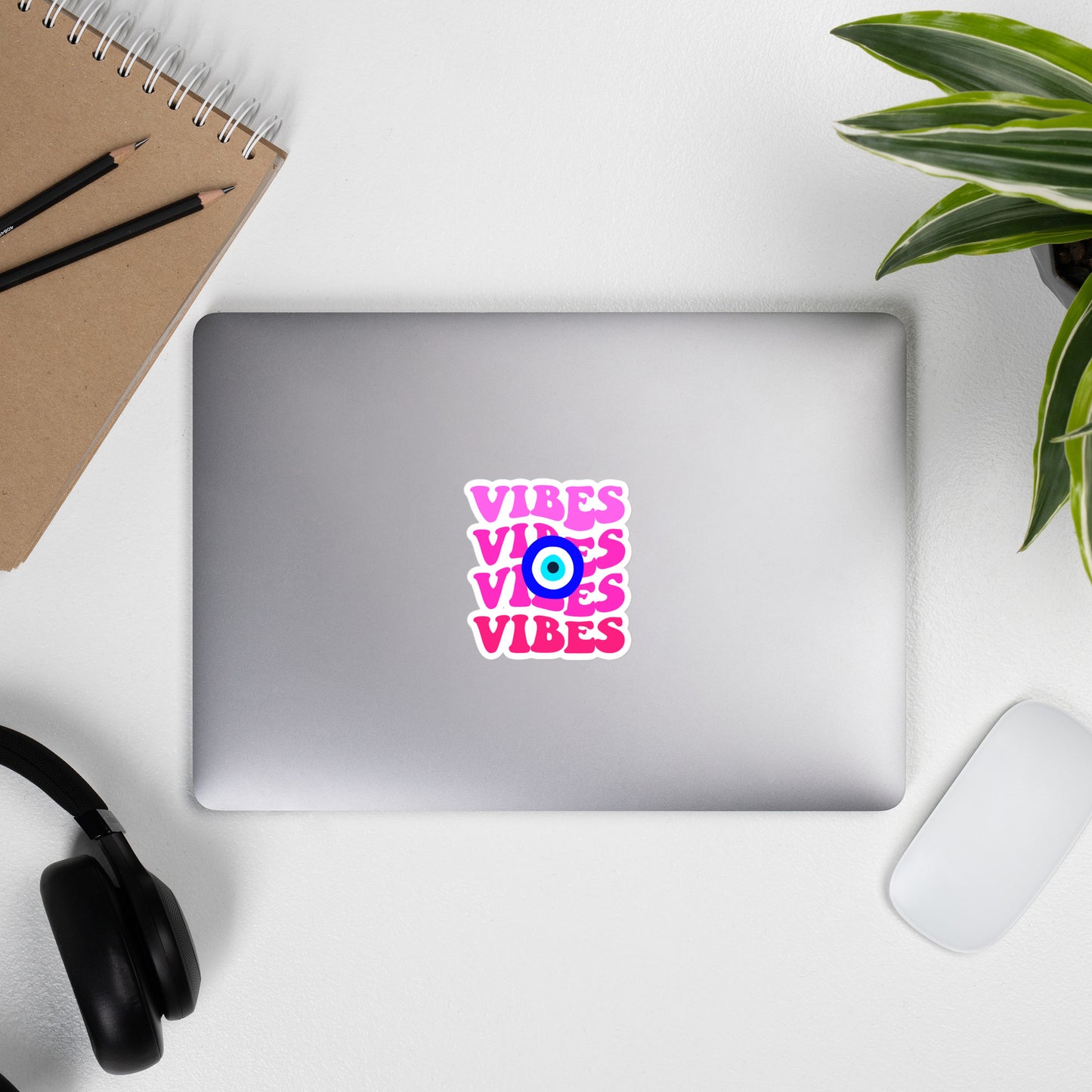 Vibes Evil Eye Bubble-free stickers