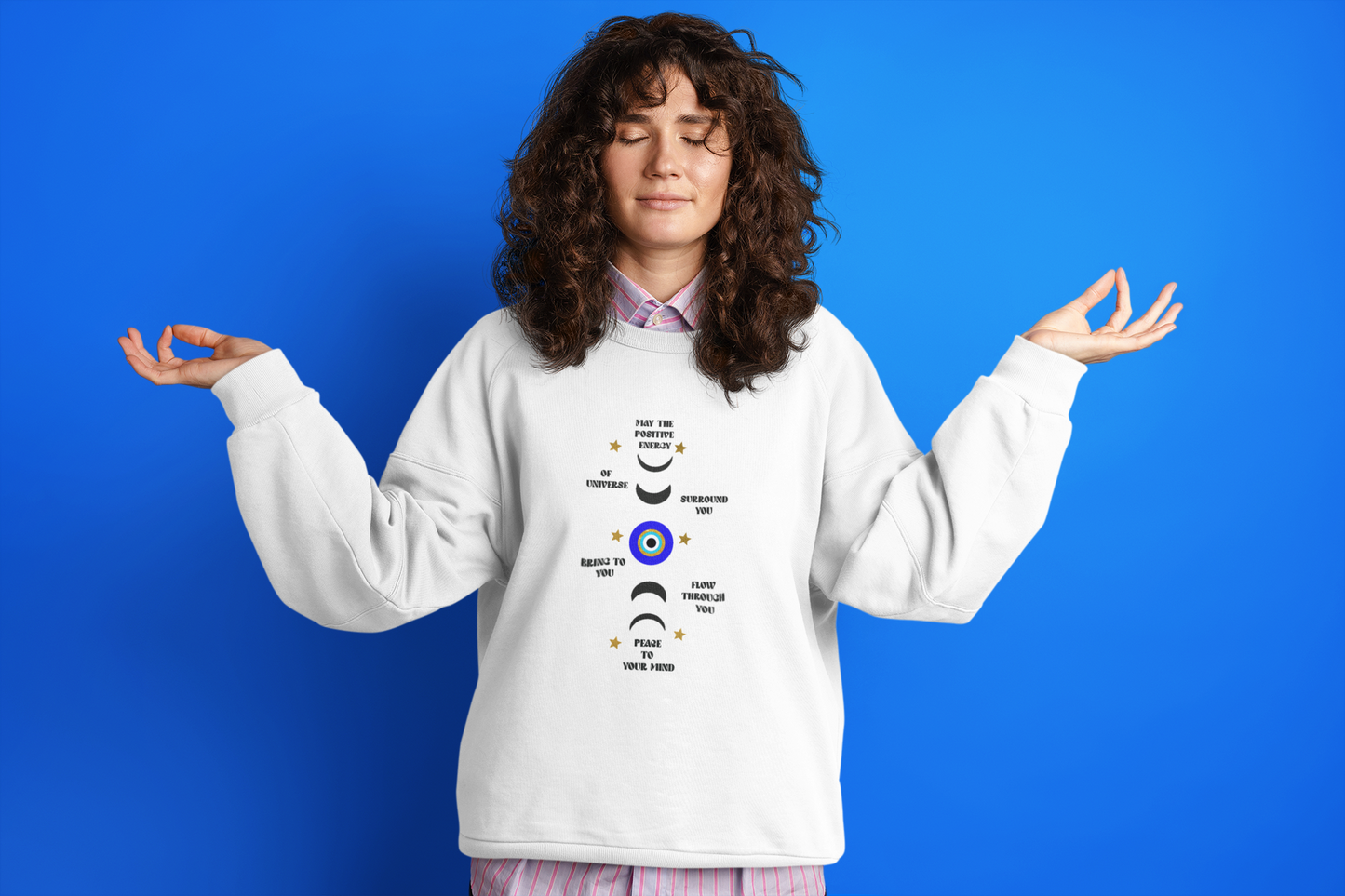 Moon Phases Quotes Sweatshirt