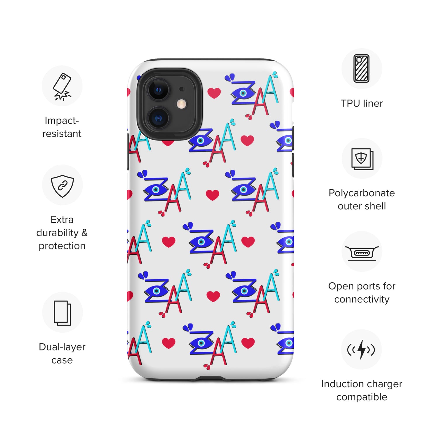 Zaa©️ Tough iPhone case