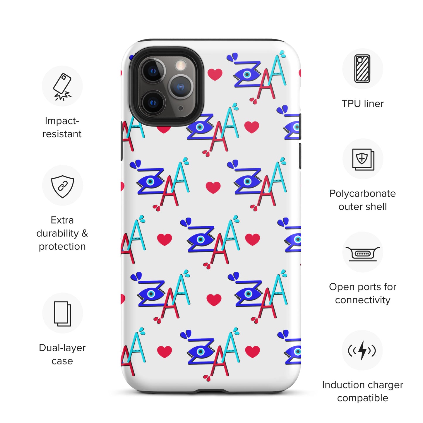 Zaa©️ Tough iPhone case