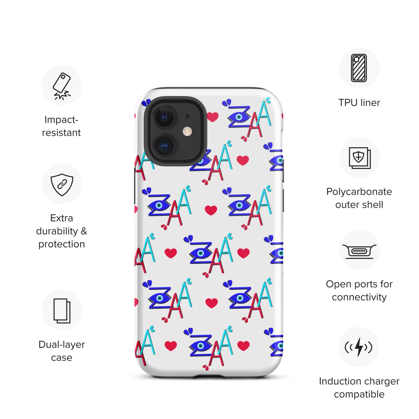 Zaa©️ Tough iPhone case