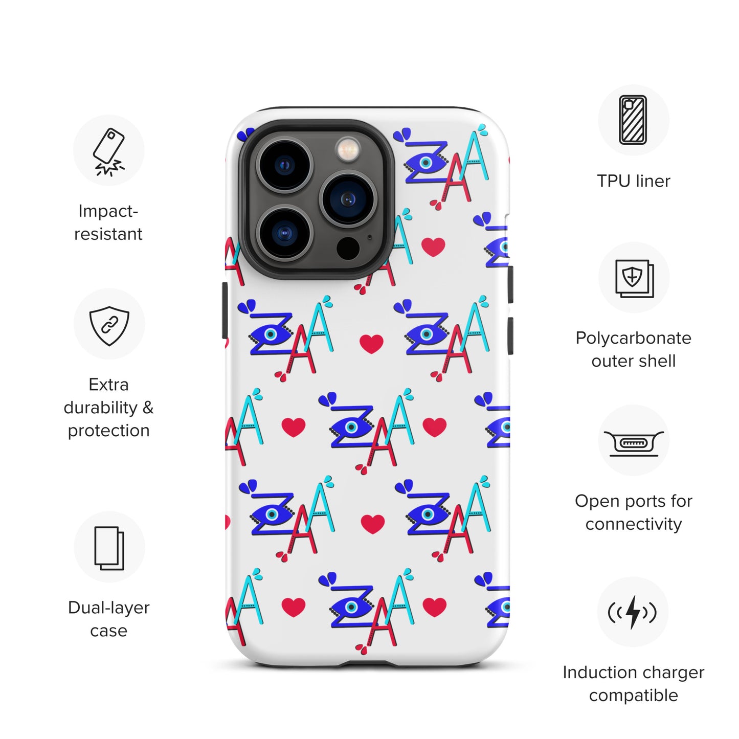 Zaa©️ Tough iPhone case