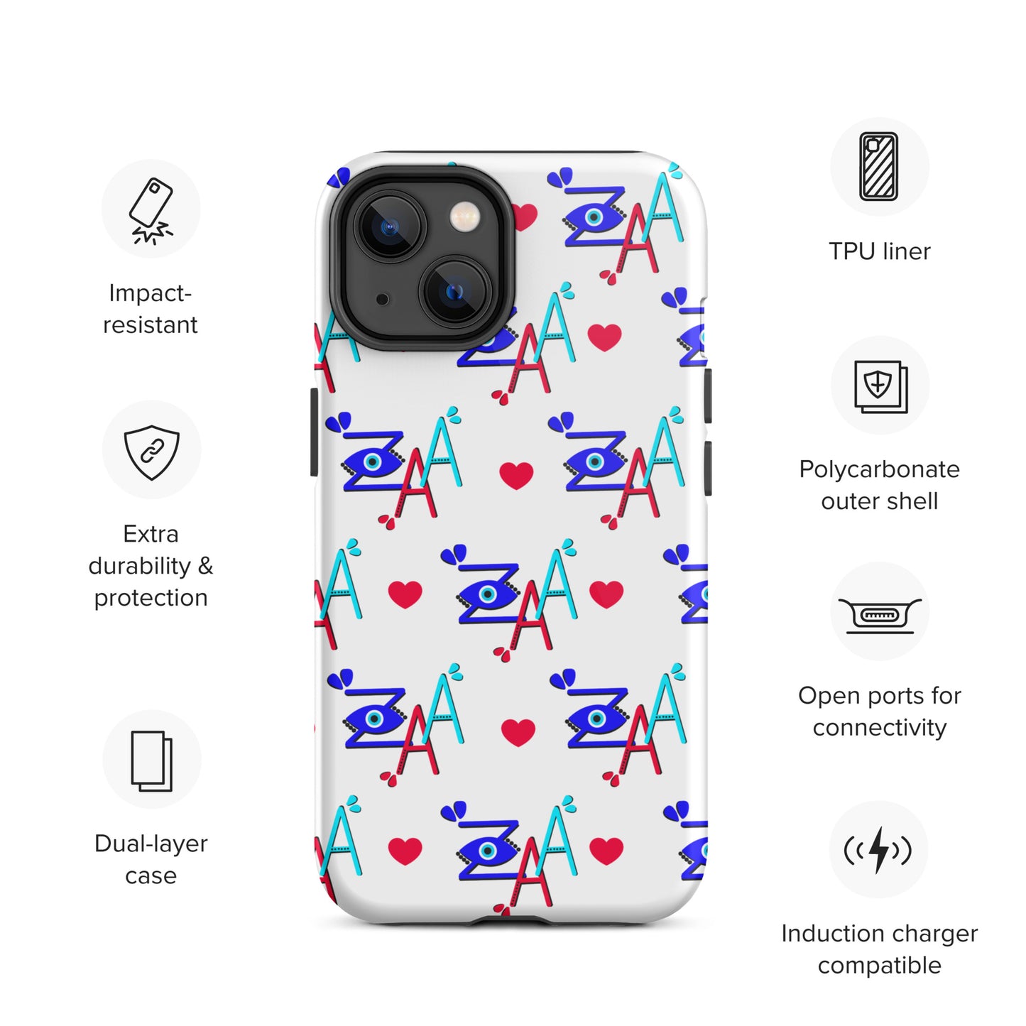 Zaa©️ Tough iPhone case