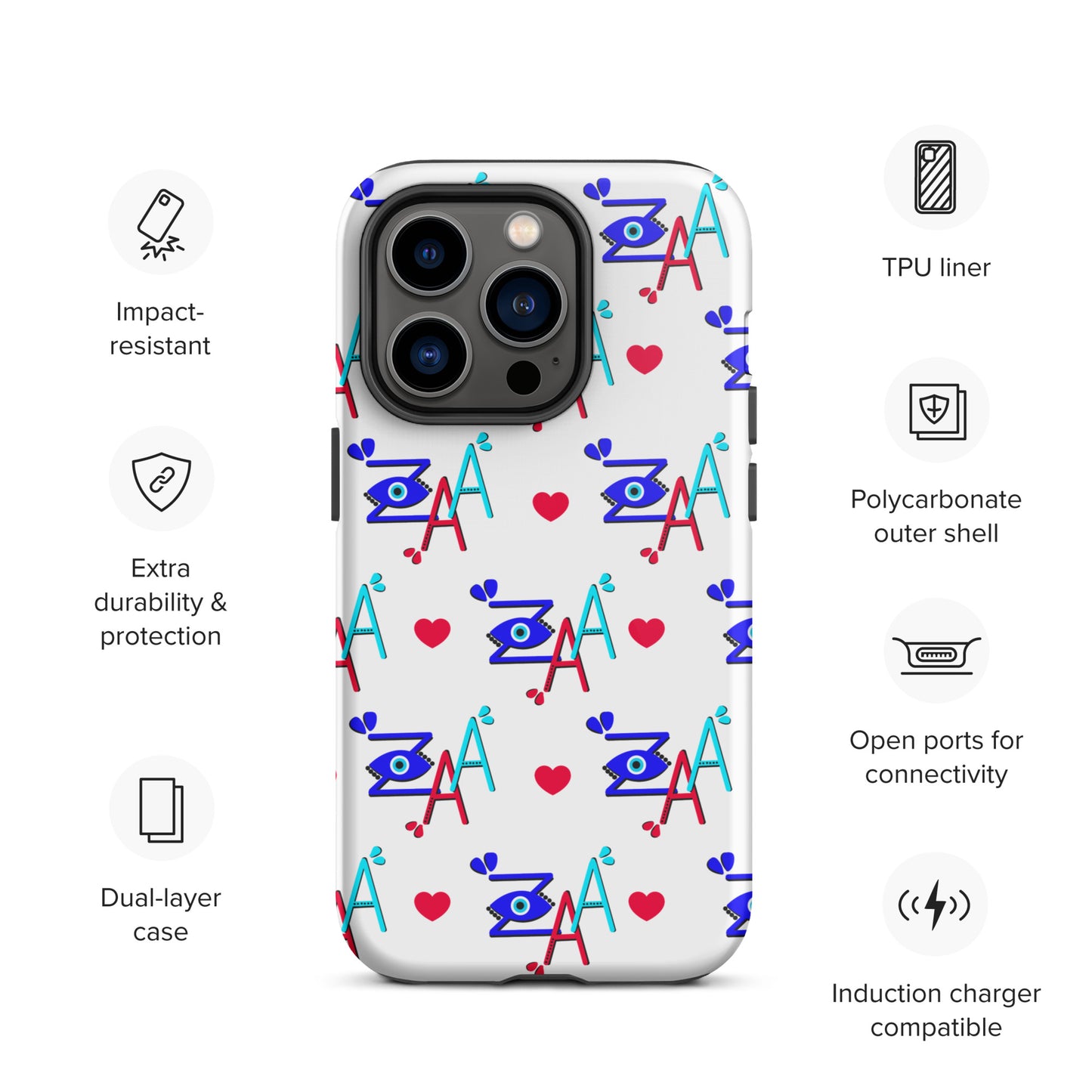 Zaa©️ Tough iPhone case