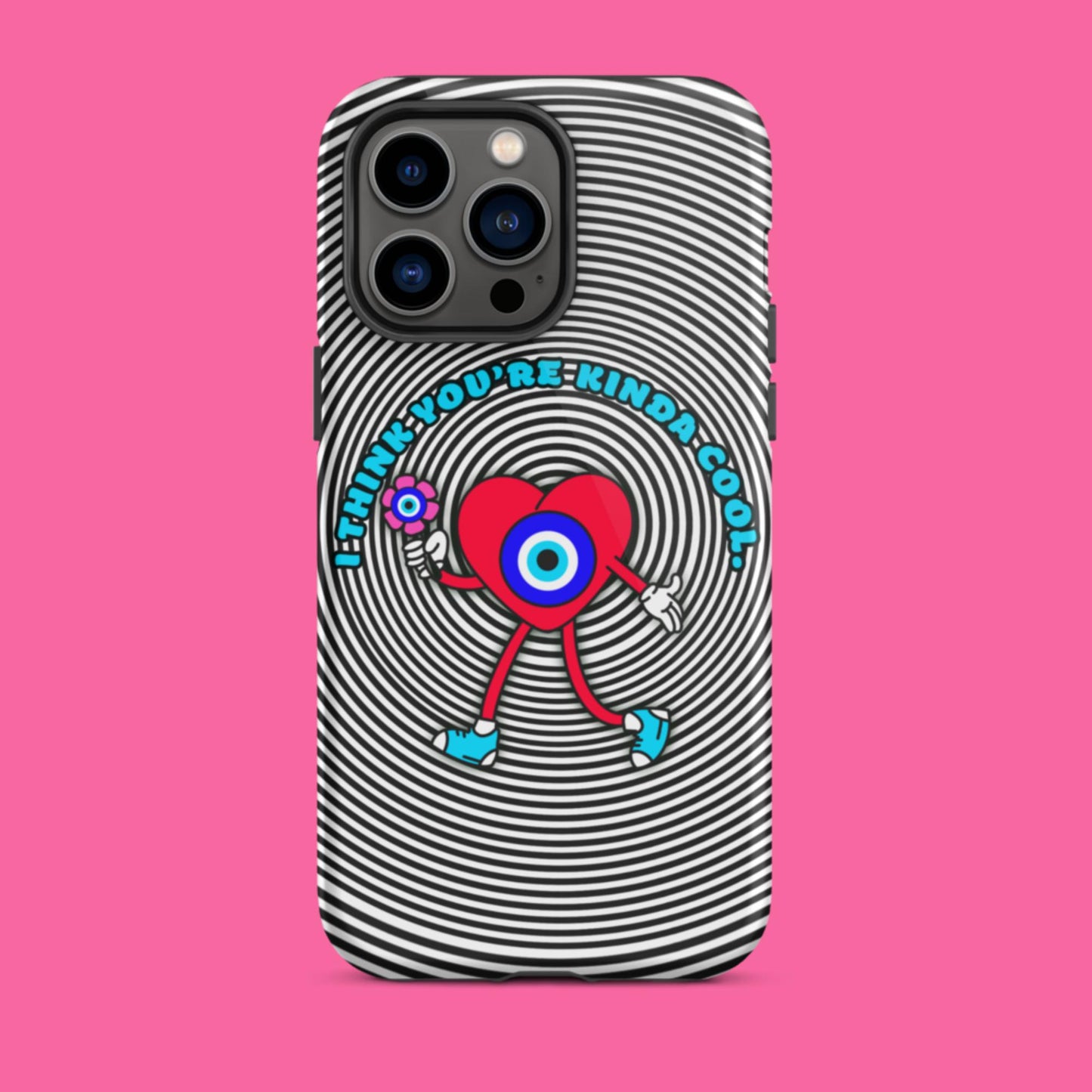 Kinda Cool Evil Eye Tough iPhone case