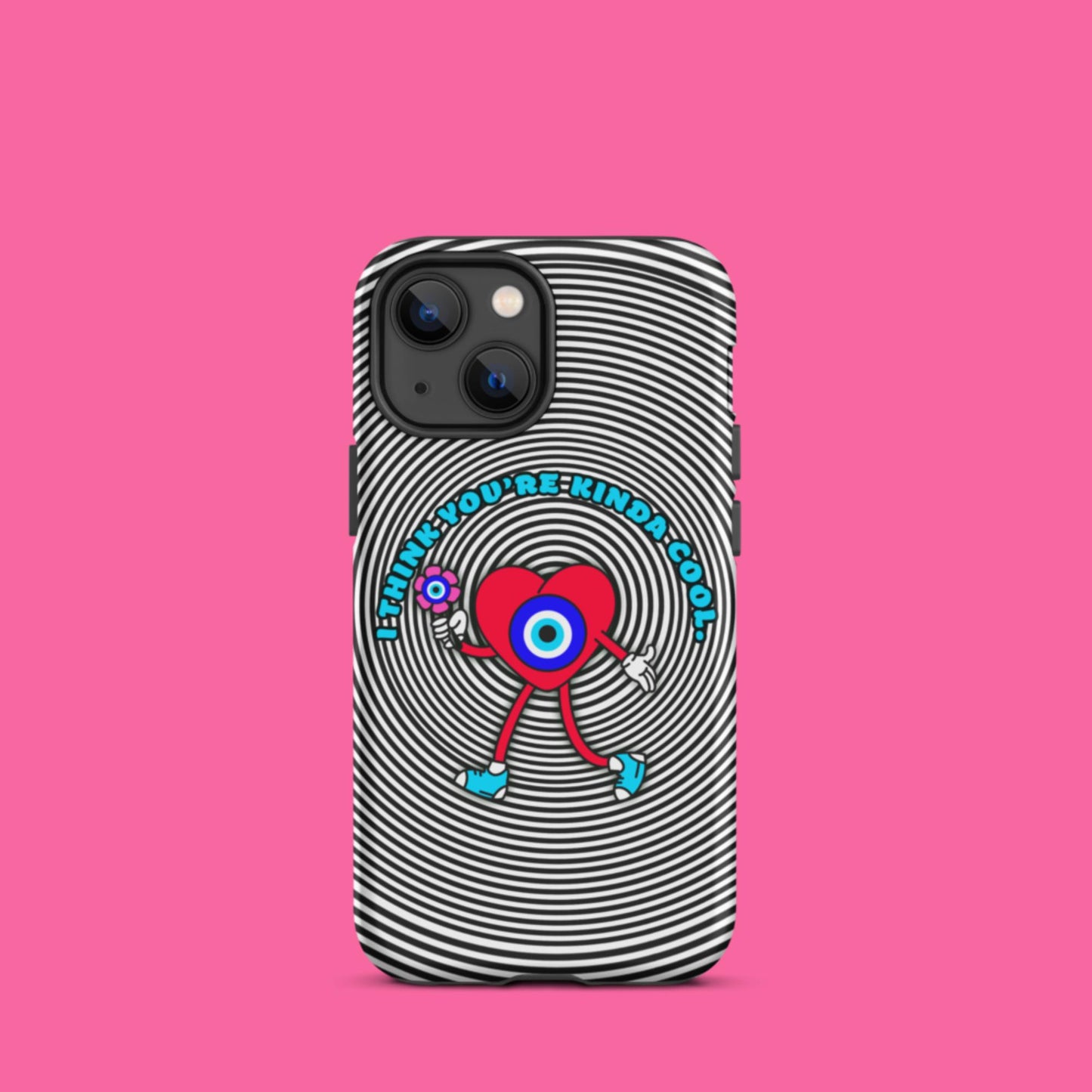 Kinda Cool Evil Eye Tough iPhone case