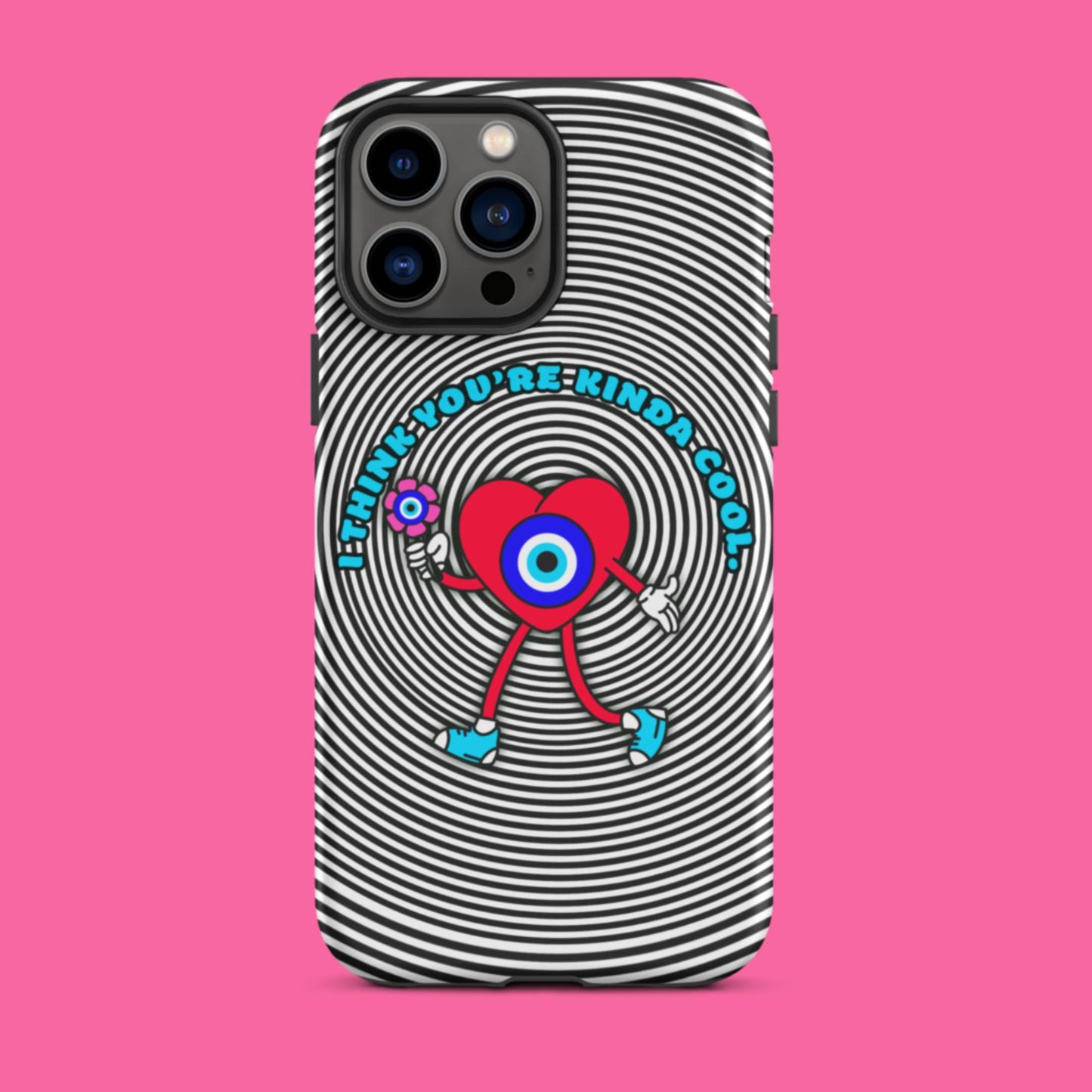 Kinda Cool Evil Eye Tough iPhone case