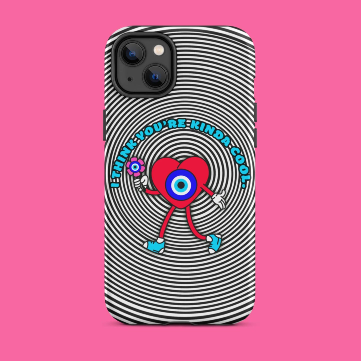 Kinda Cool Evil Eye Tough iPhone case