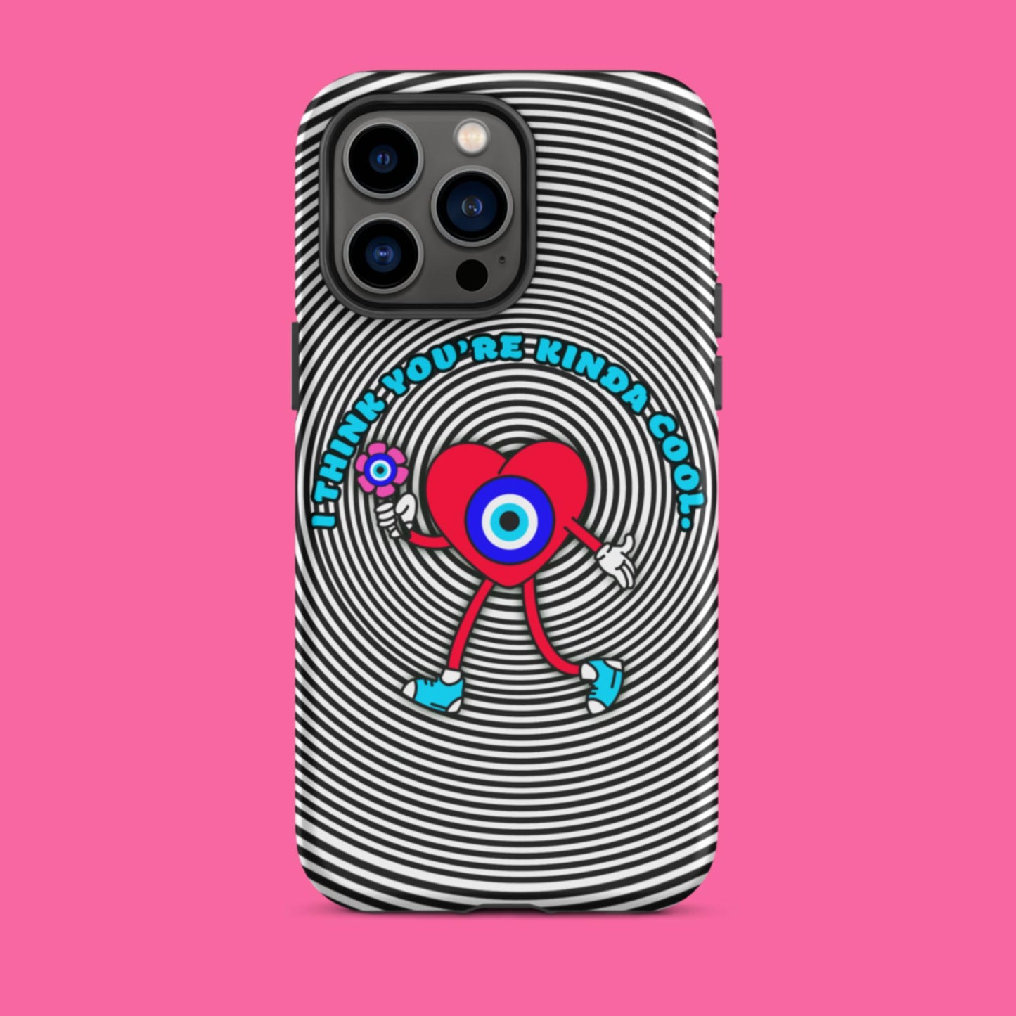 Kinda Cool Evil Eye Tough iPhone case